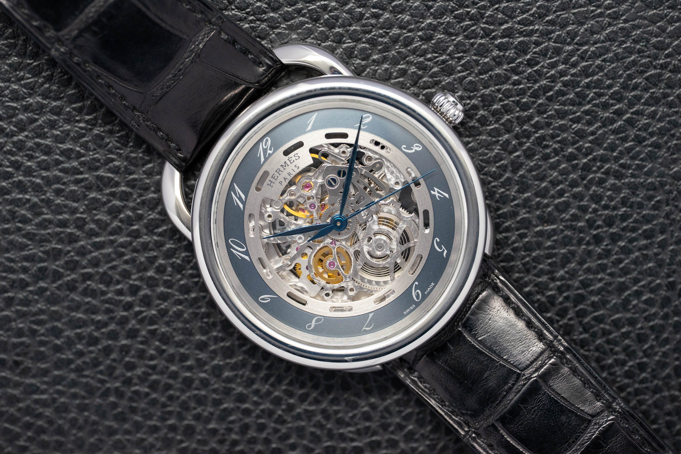 Hermès Arceau Squelette AR6.710 Skeleton Dial 2011 Papers