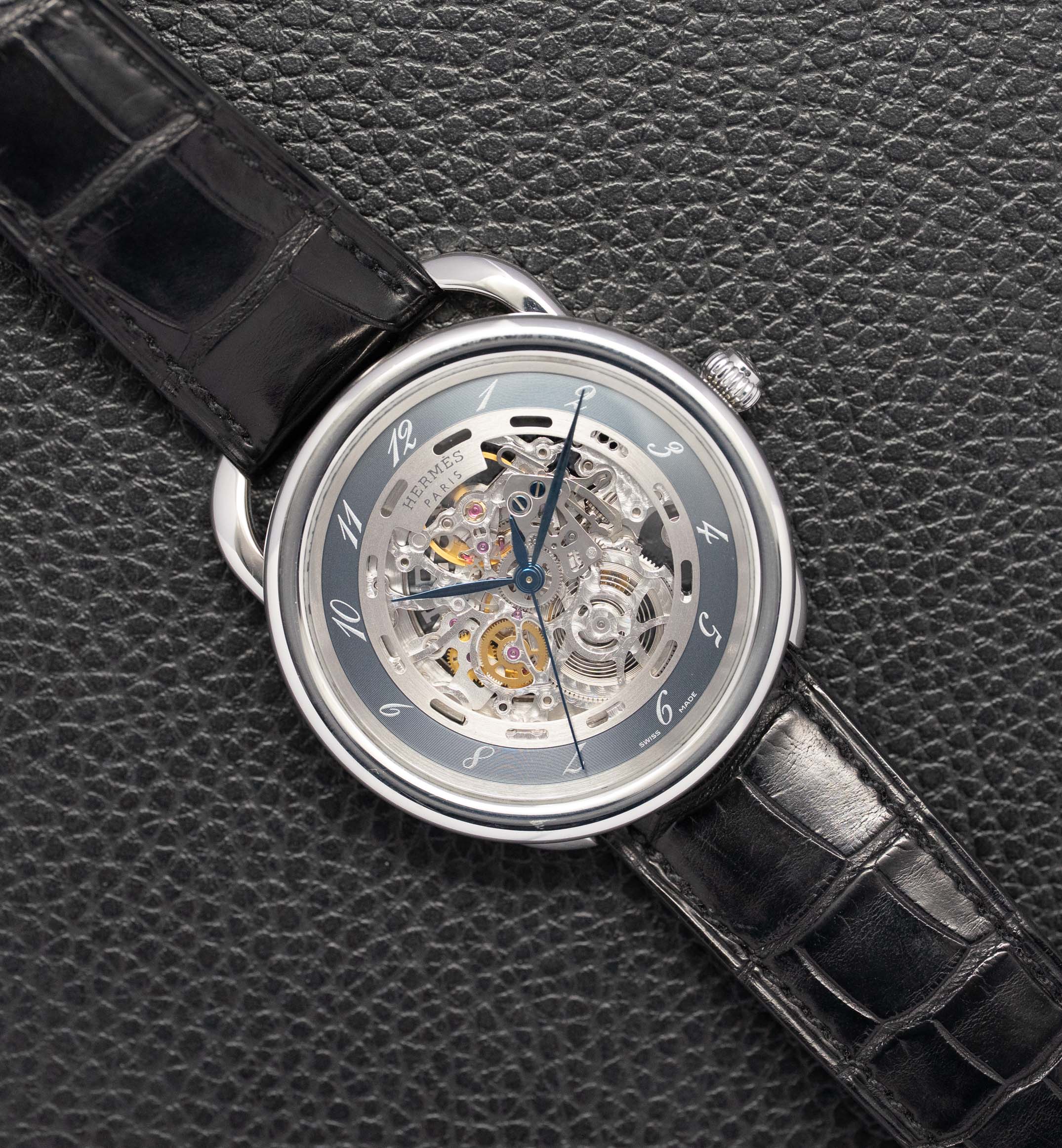 Hermès Arceau Squelette AR6.710 Skeleton Dial 2011 Papers