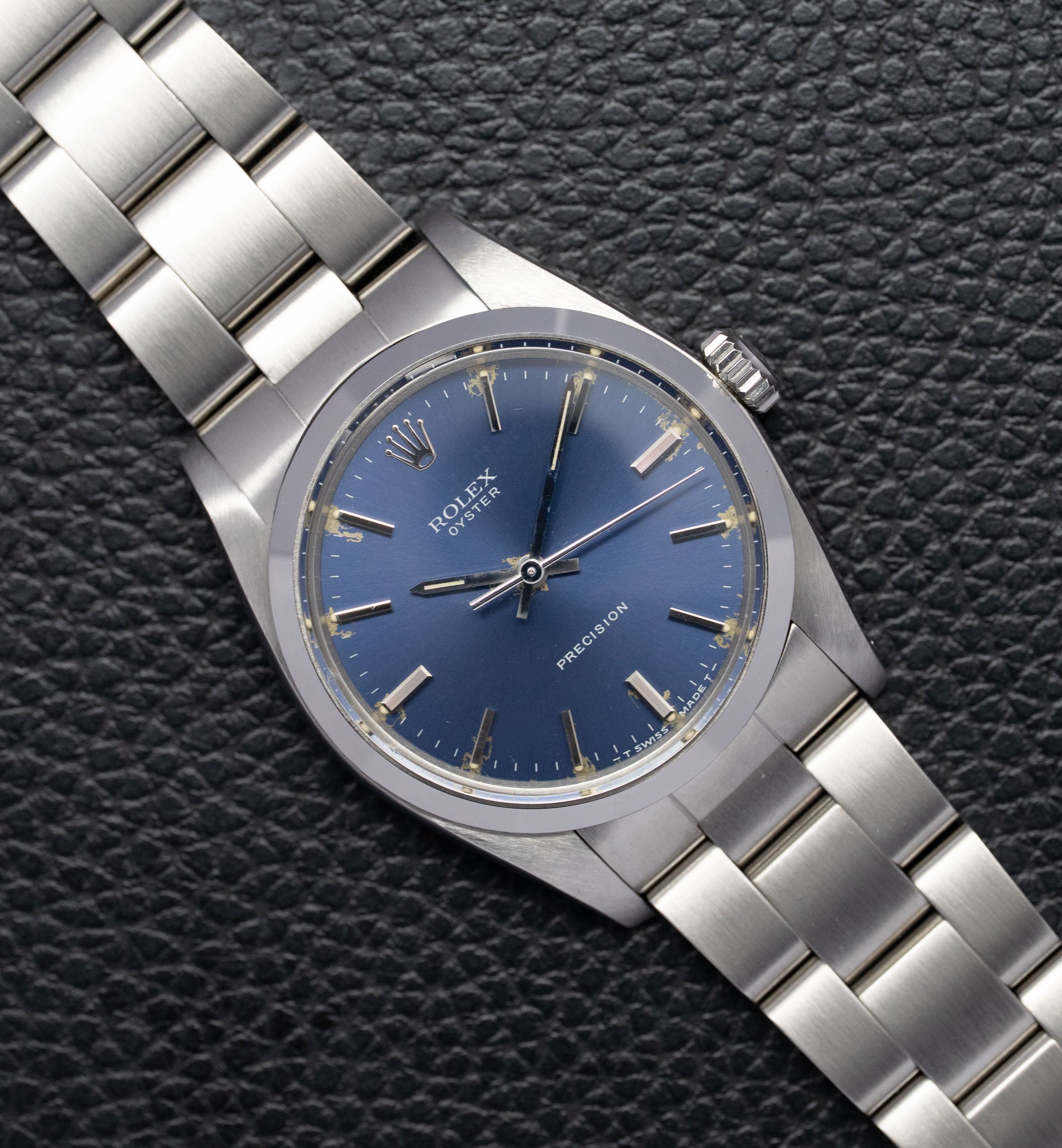 Rolex Oyster Precision 6426 Blue Dial 1985