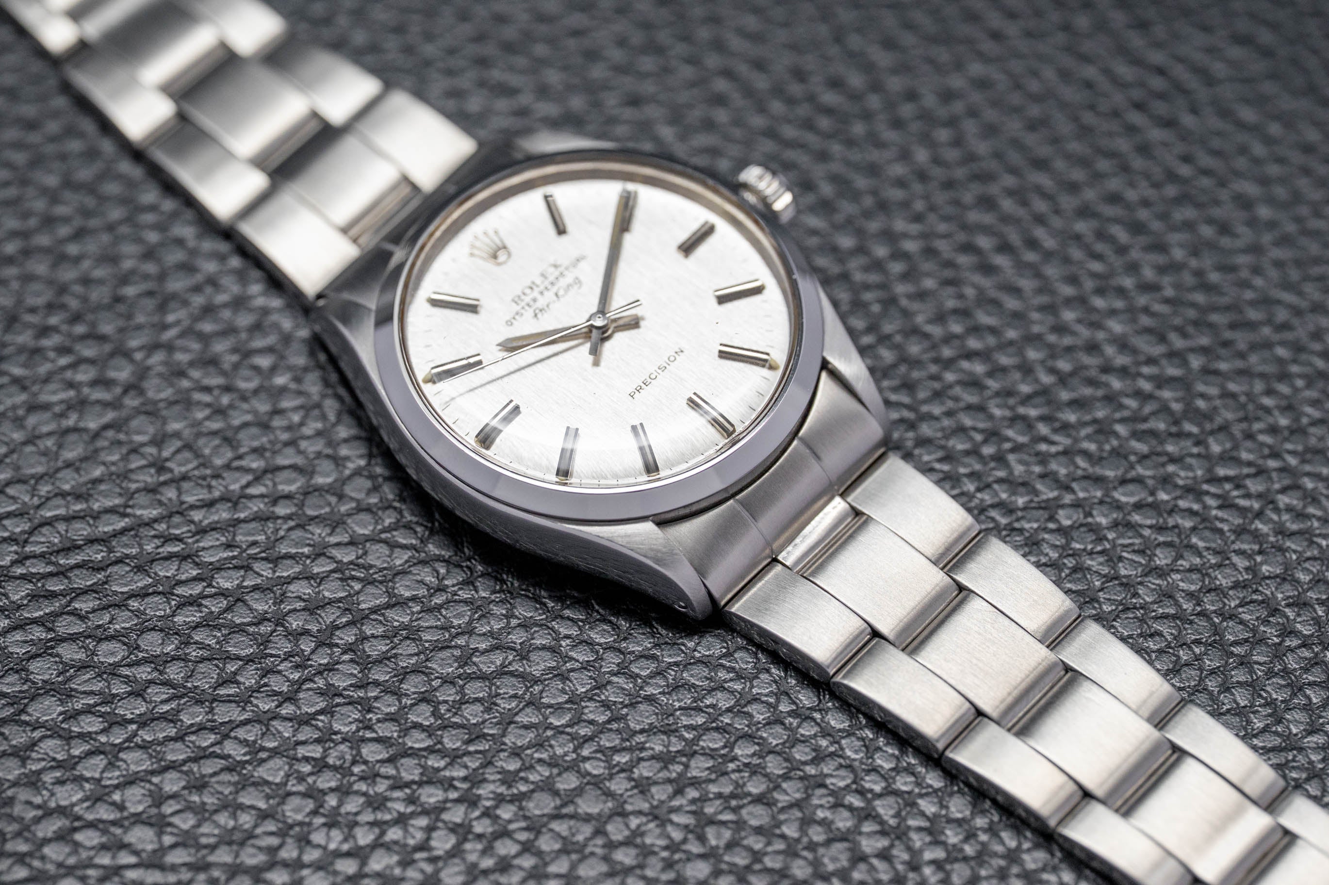 Rolex Air-King 5500 Silver Dial 1972