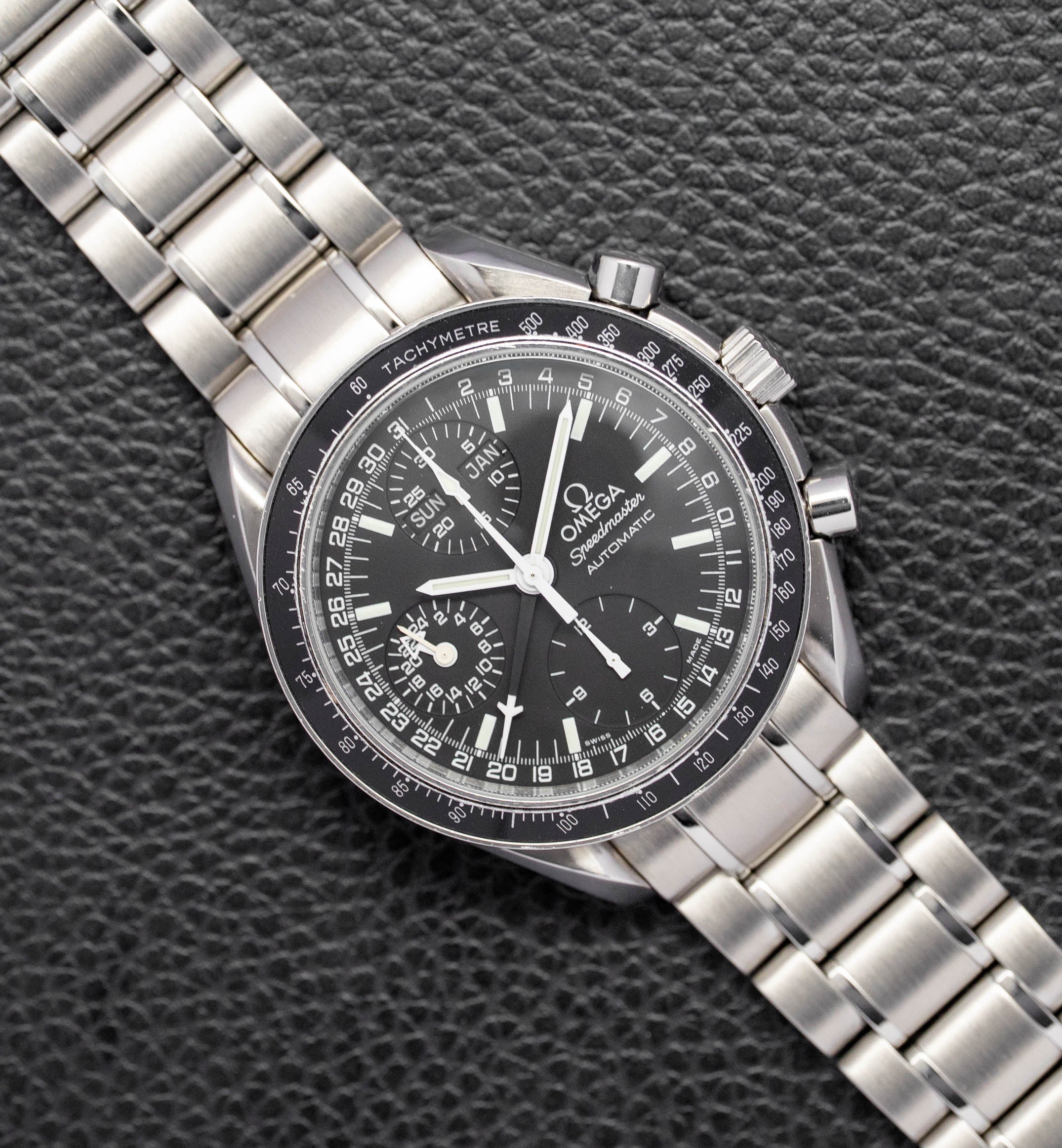 Omega Speedmaster Day Date 3520.50 Black Dial 1998
