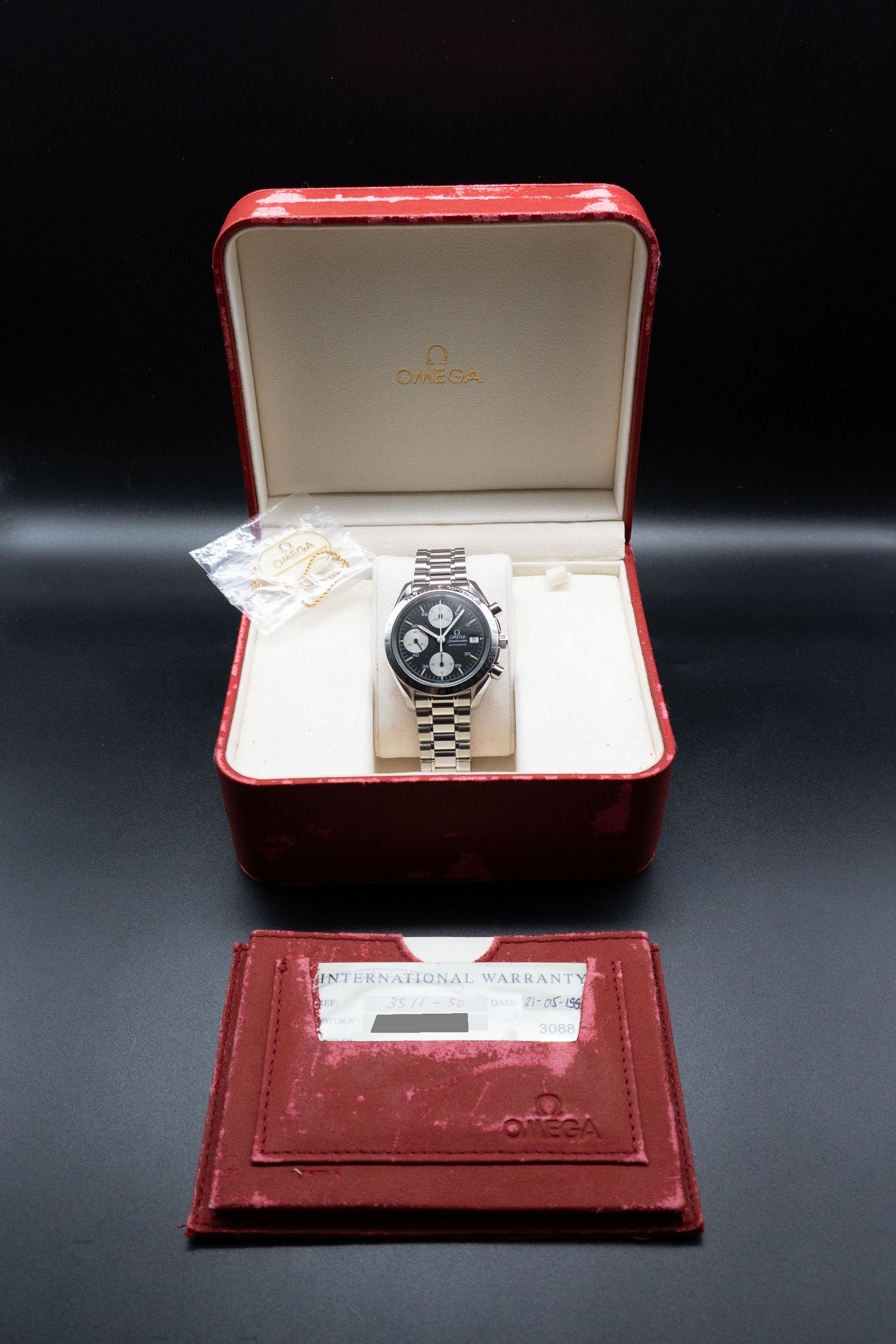 Omega Speedmaster Date 3511.50 Fullset 1995 Box+Papers