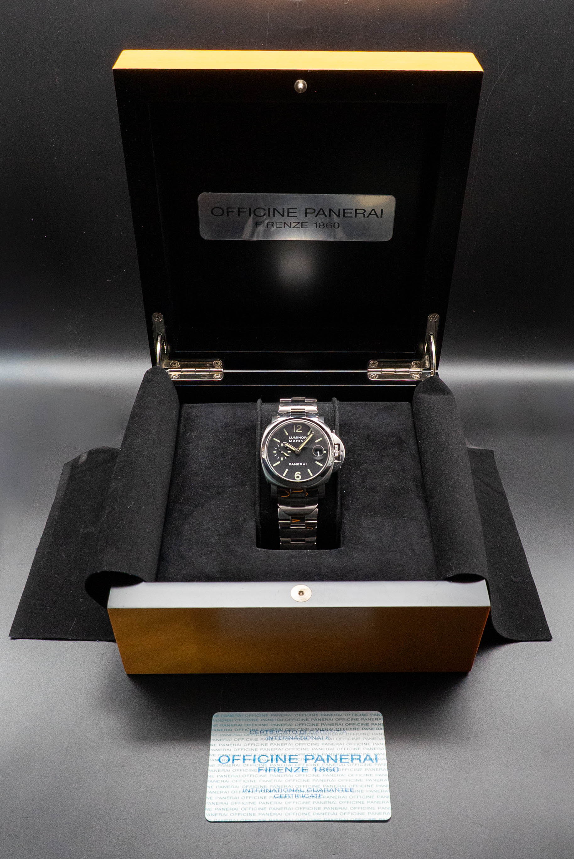 Panerai Luminor Marina PAM00050 Fullset 2002 Box+Papers