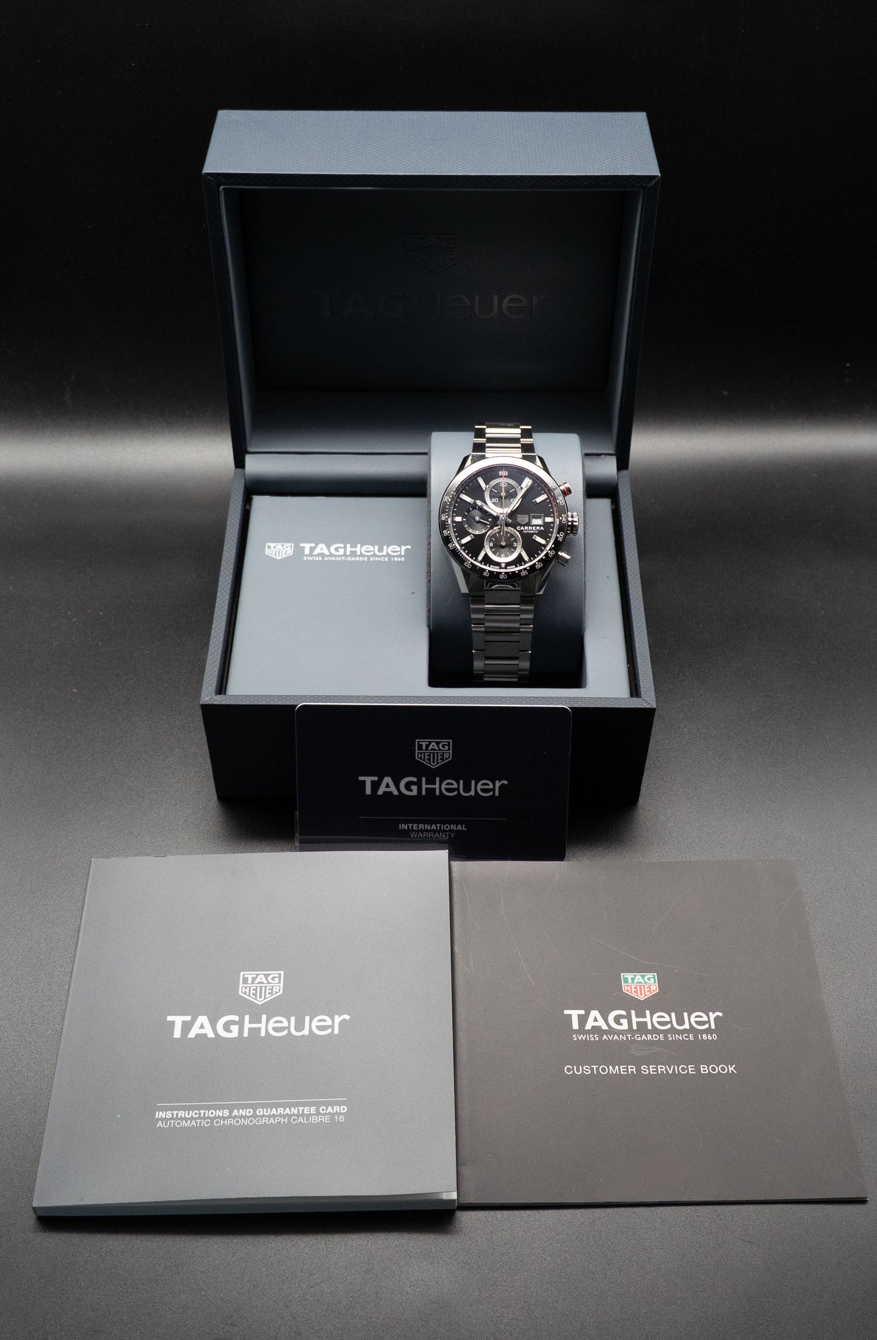 Tag Heuer Carrera Calibre 5 CBM2110.BA0651 Fullset 2020 Box+Papers
