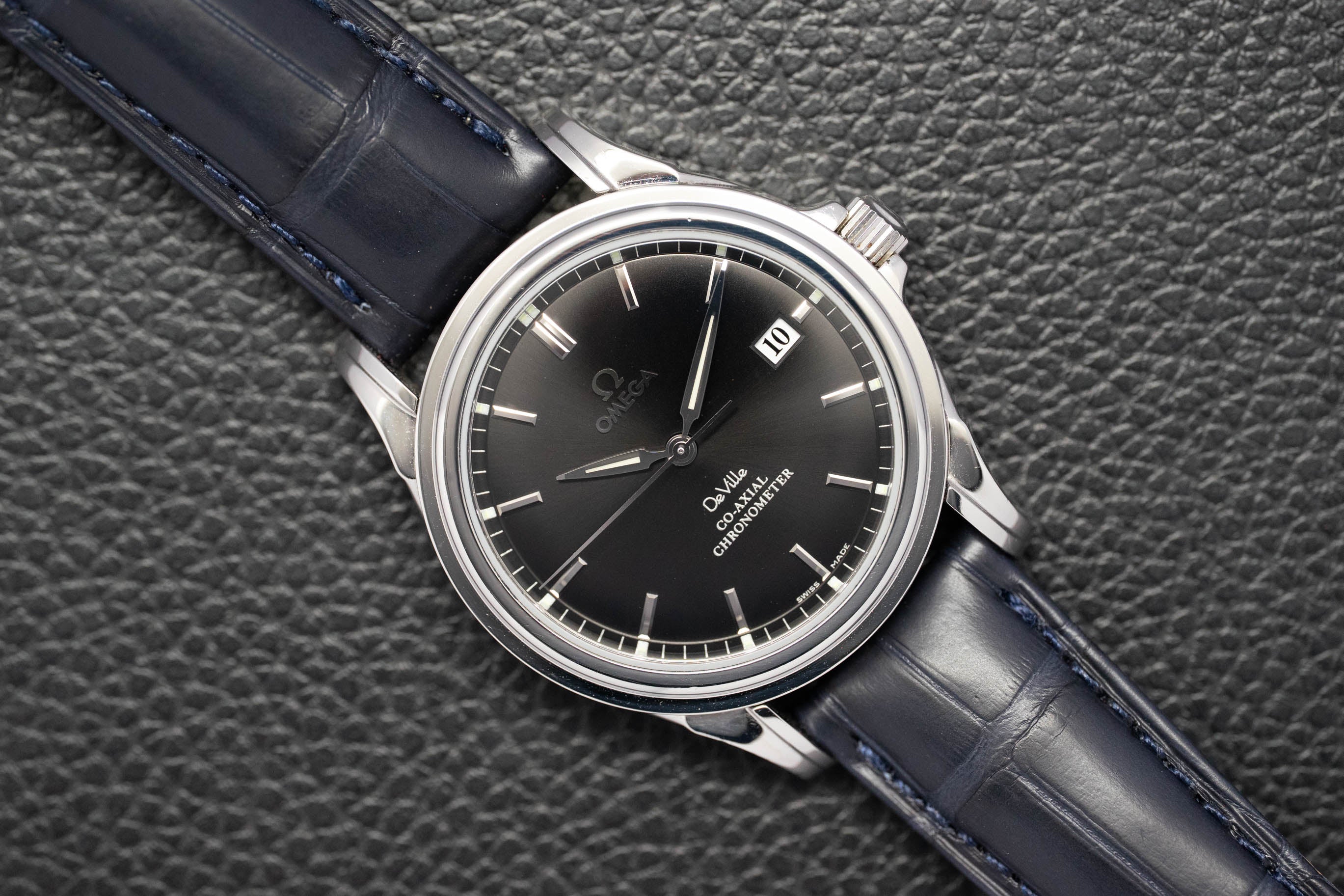 Omega De Ville Co-Axial Chronometer 4831.51.31 Black Dial 2008 Papers