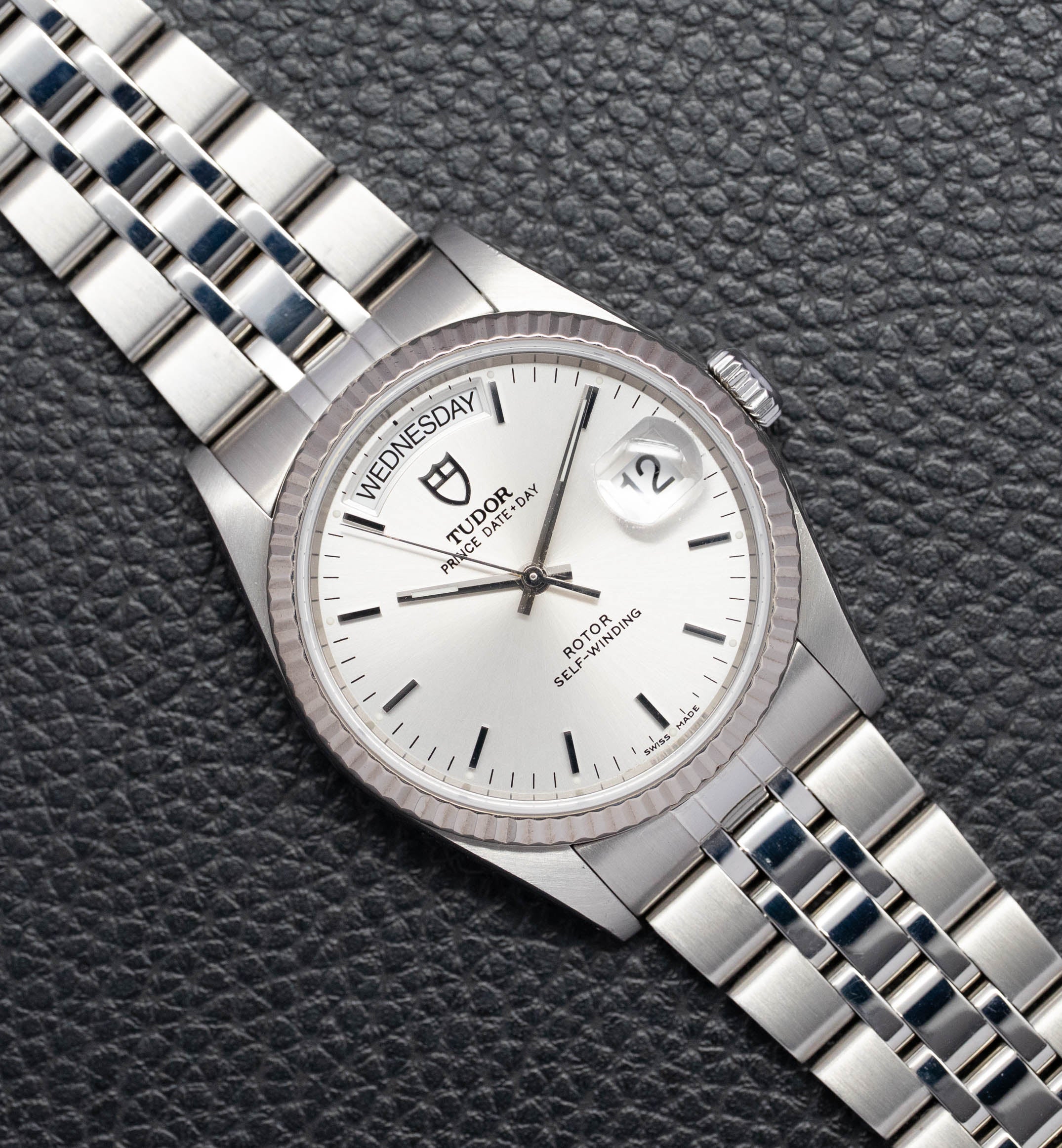 Tudor Date-Day 76214 Silver Dial 2009