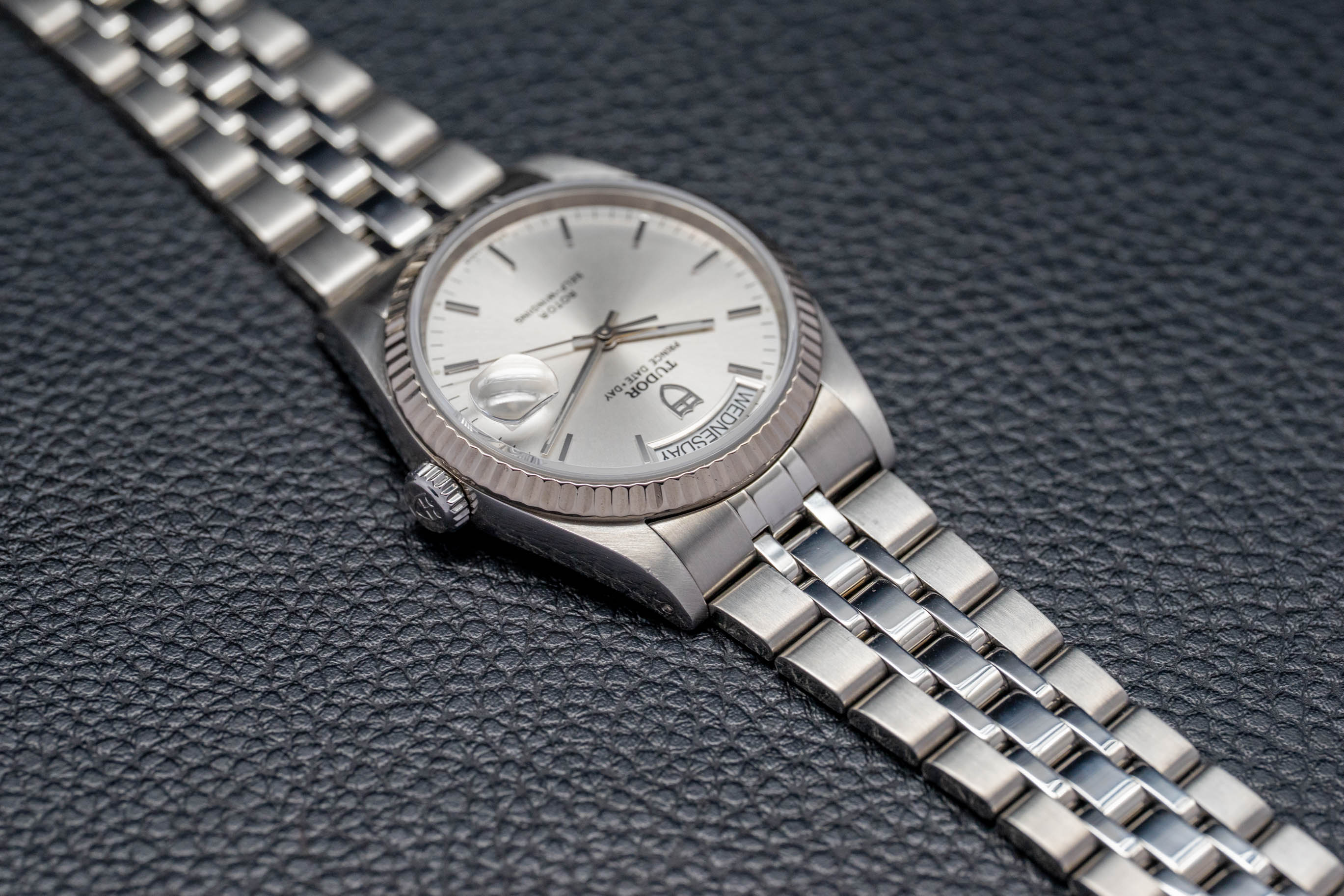 Tudor Date-Day 76214 Silver Dial 2009