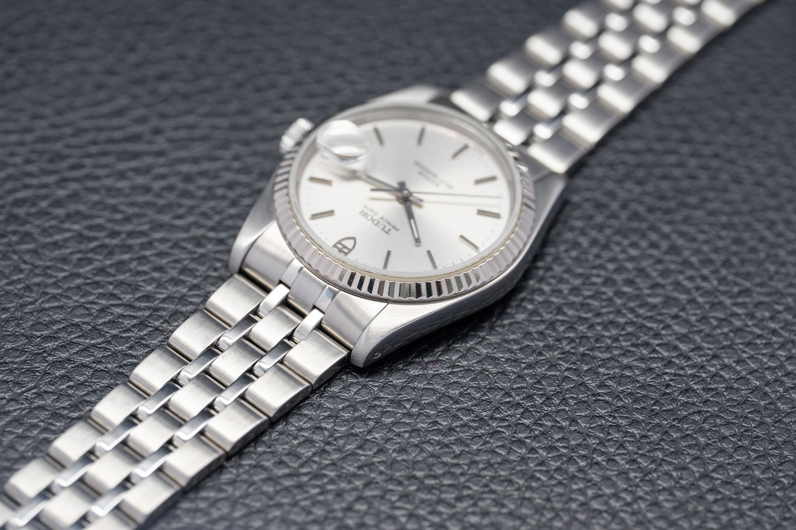 Tudor Date 74034 Silver Dial 2013 Papers