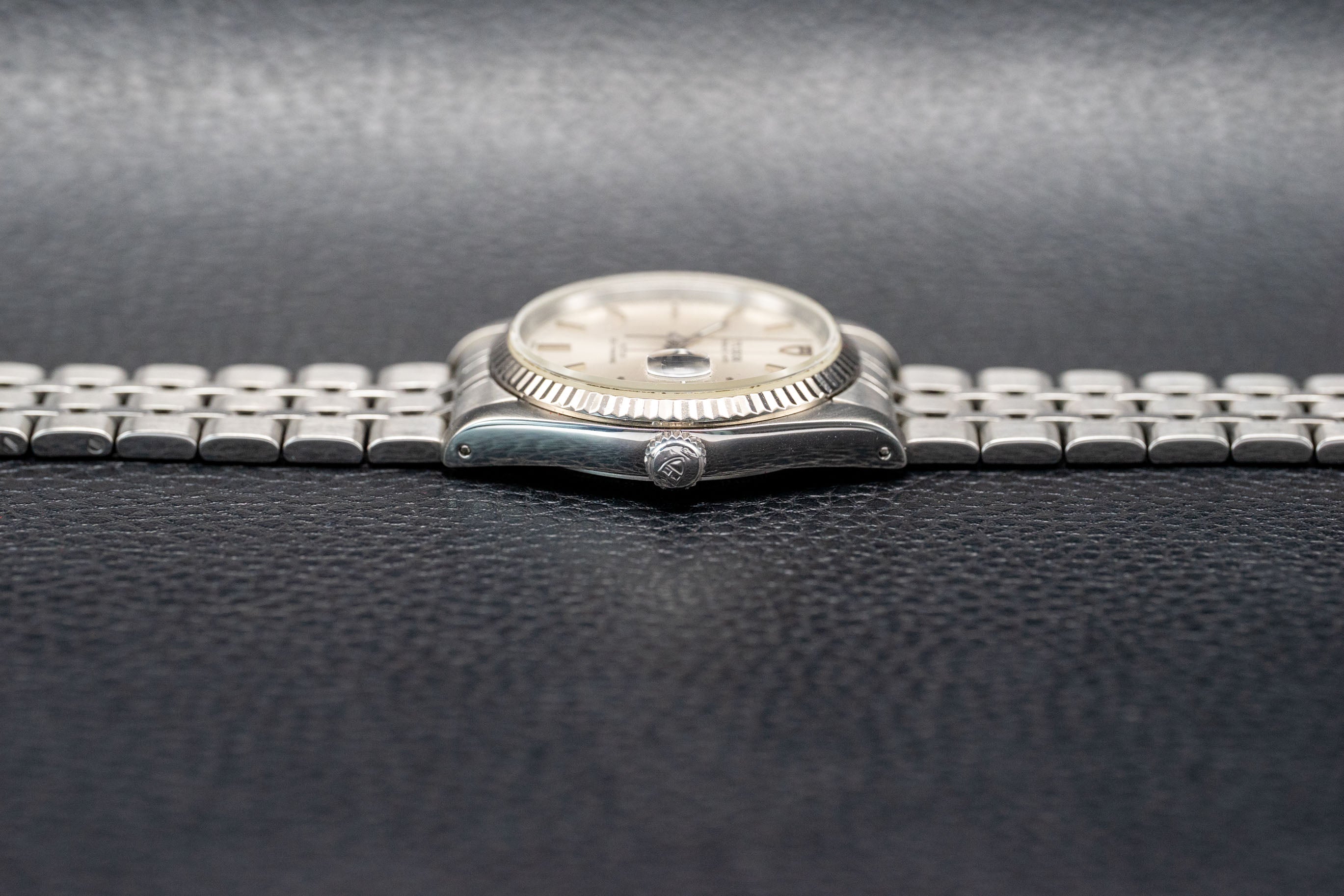 Tudor Date 74034 Silver Dial 2013 Papers