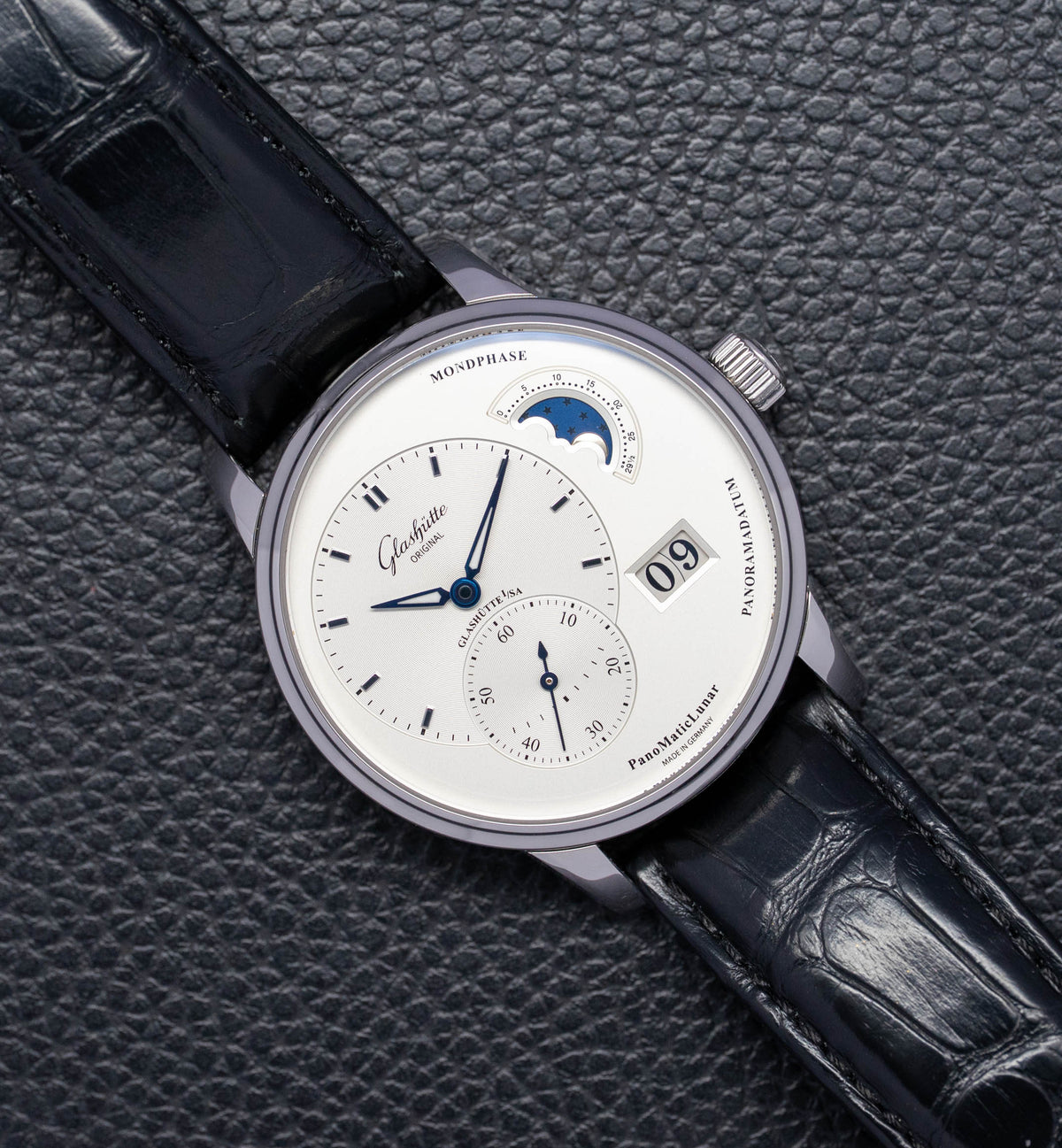 Glashütte Original PanoMaticLunar 1.90.02.42.32.50 Fullset 2015 Box+Papers