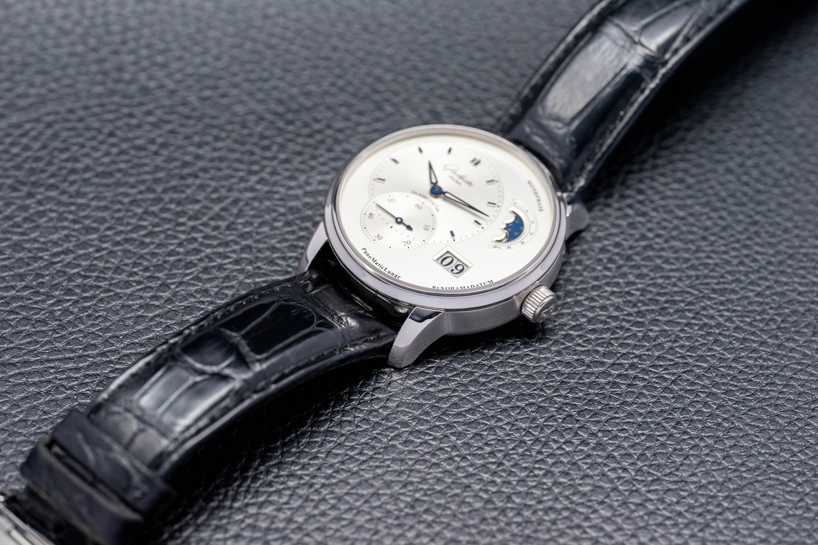 Glashütte Original PanoMaticLunar 1.90.02.42.32.50 Fullset 2015 Box+Papers