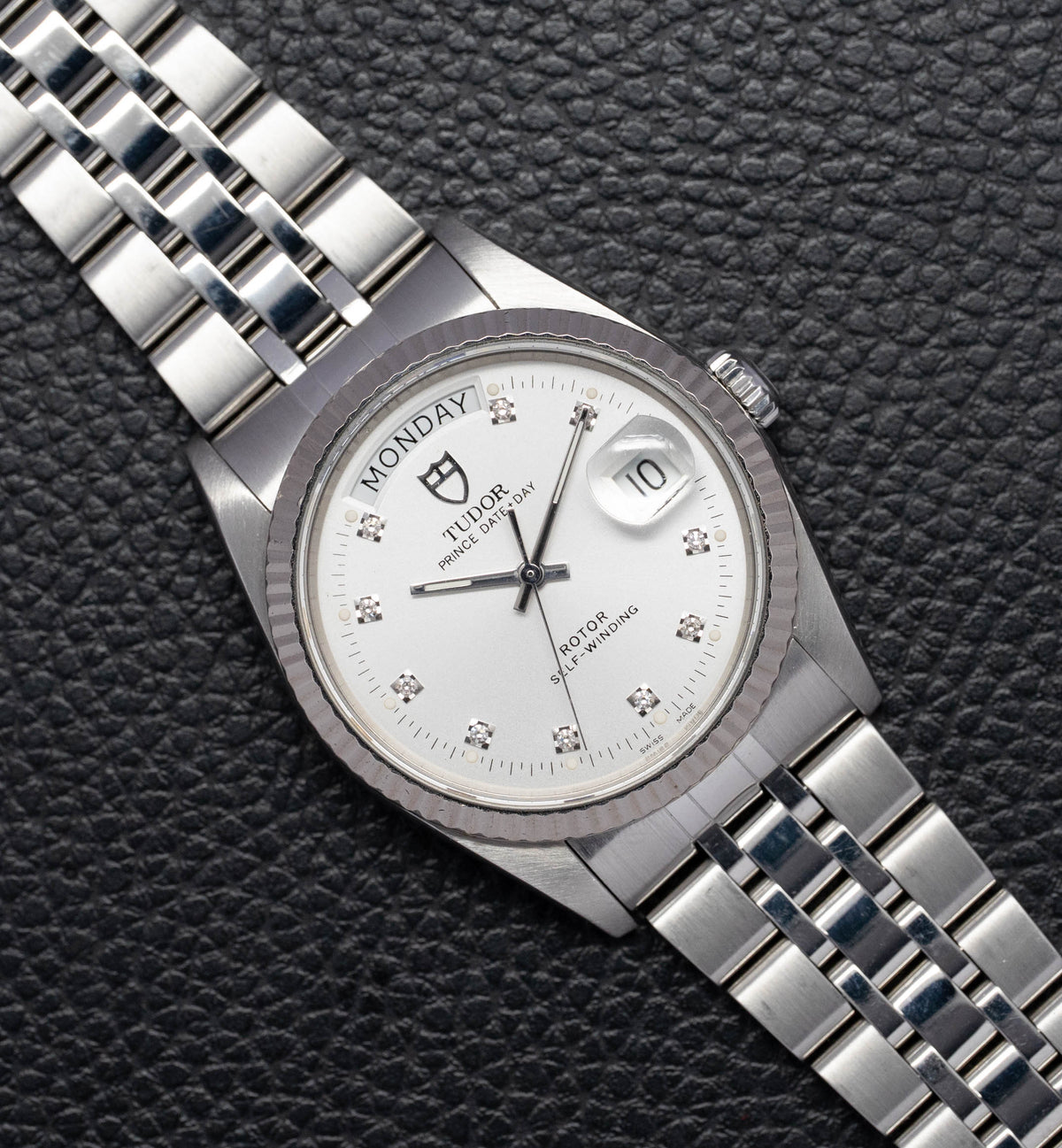 Tudor Date-Day 76214 Silver Dial 2008