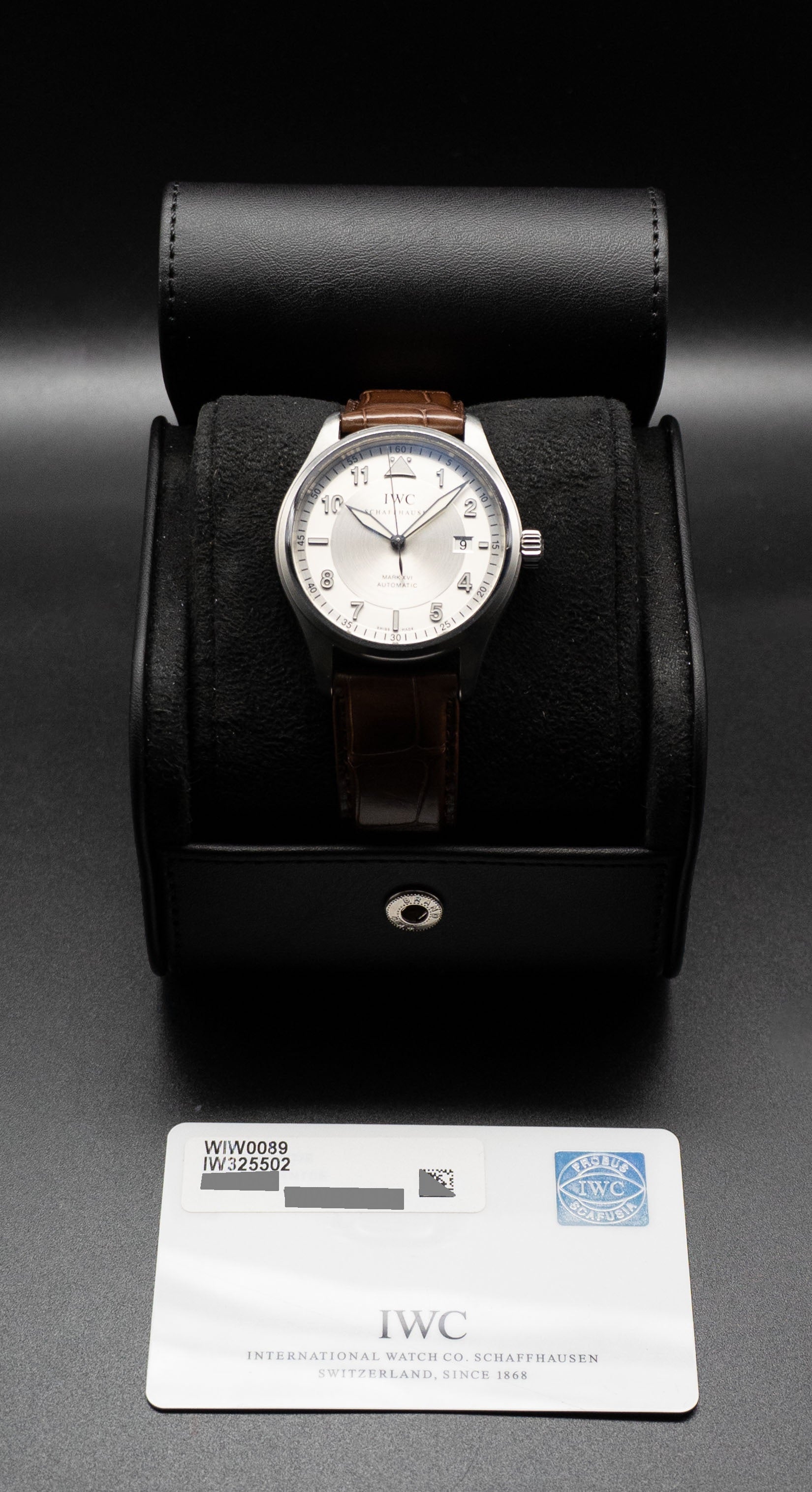 IWC Mark XVI IW325502 Fullset 2012 Box+Papers