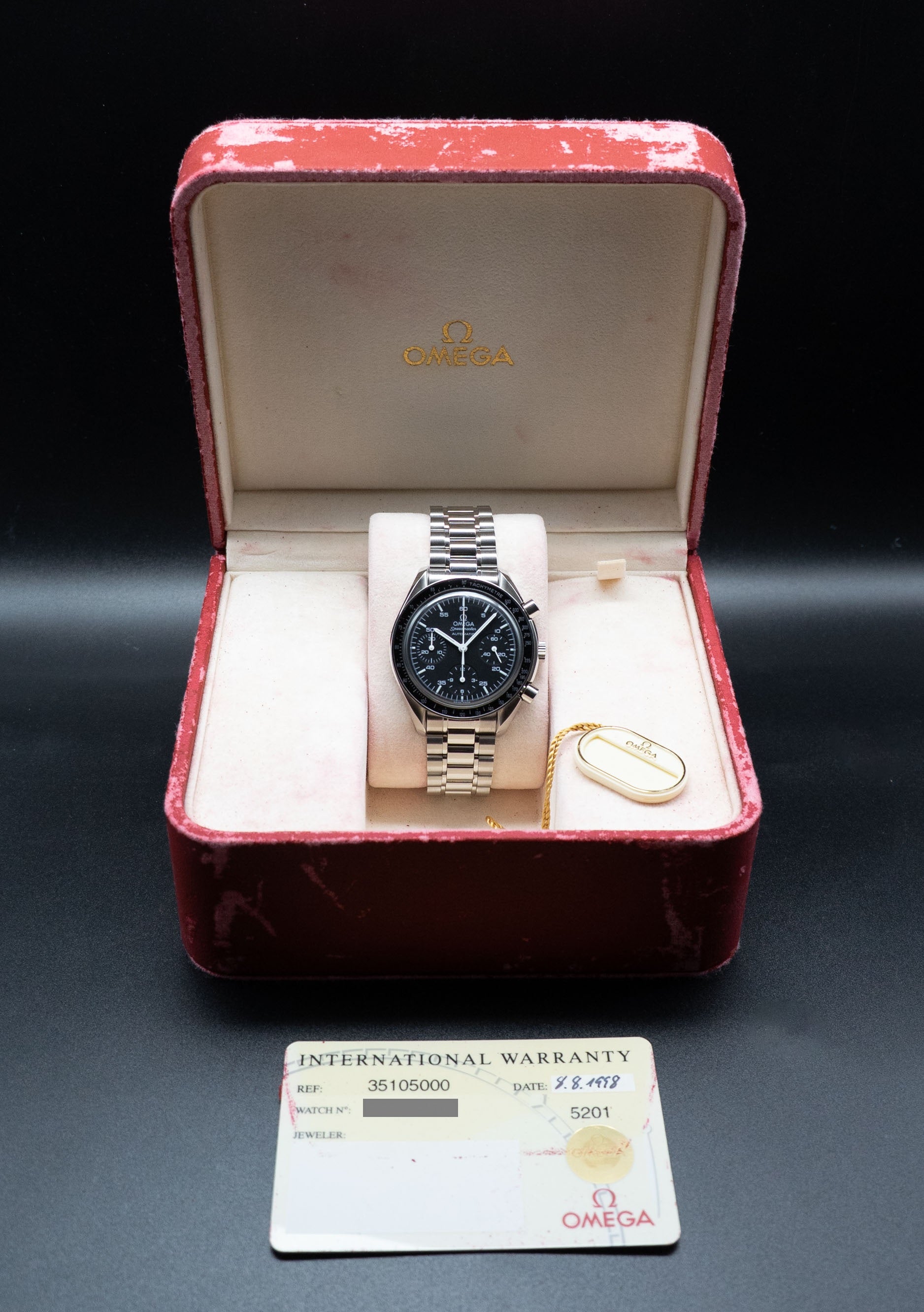 Omega Speedmaster Reduced 3510.50 Fullset 1998 Box+Papers
