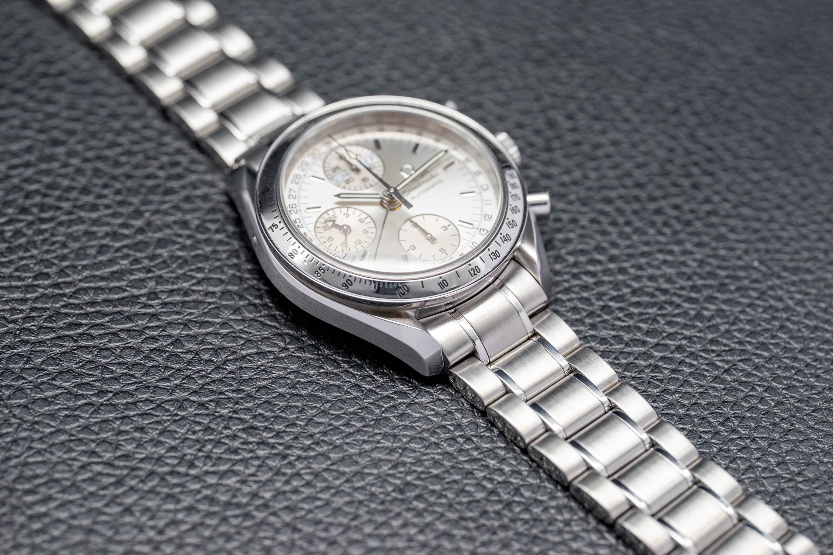 Omega Speedmaster Day Date 3523.30 Silver Dial 1998