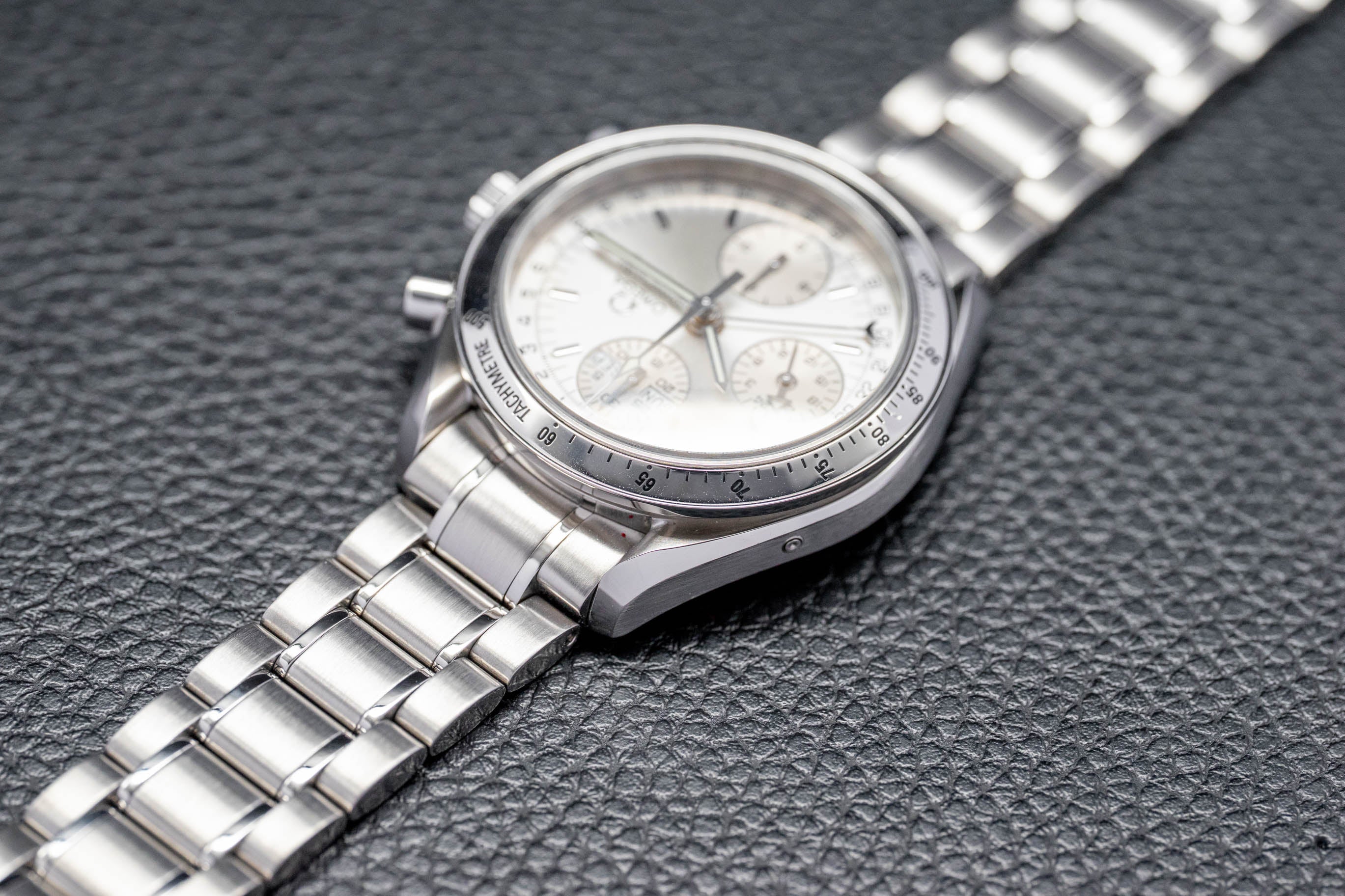Omega Speedmaster Day Date 3523.30 Silver Dial 1998