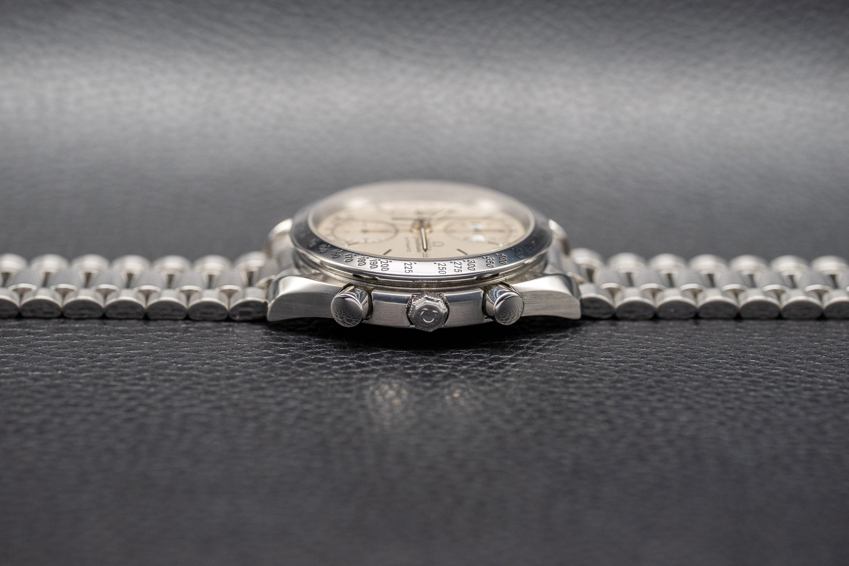 Omega Speedmaster Day Date 3521.30 Silver Dial 1998