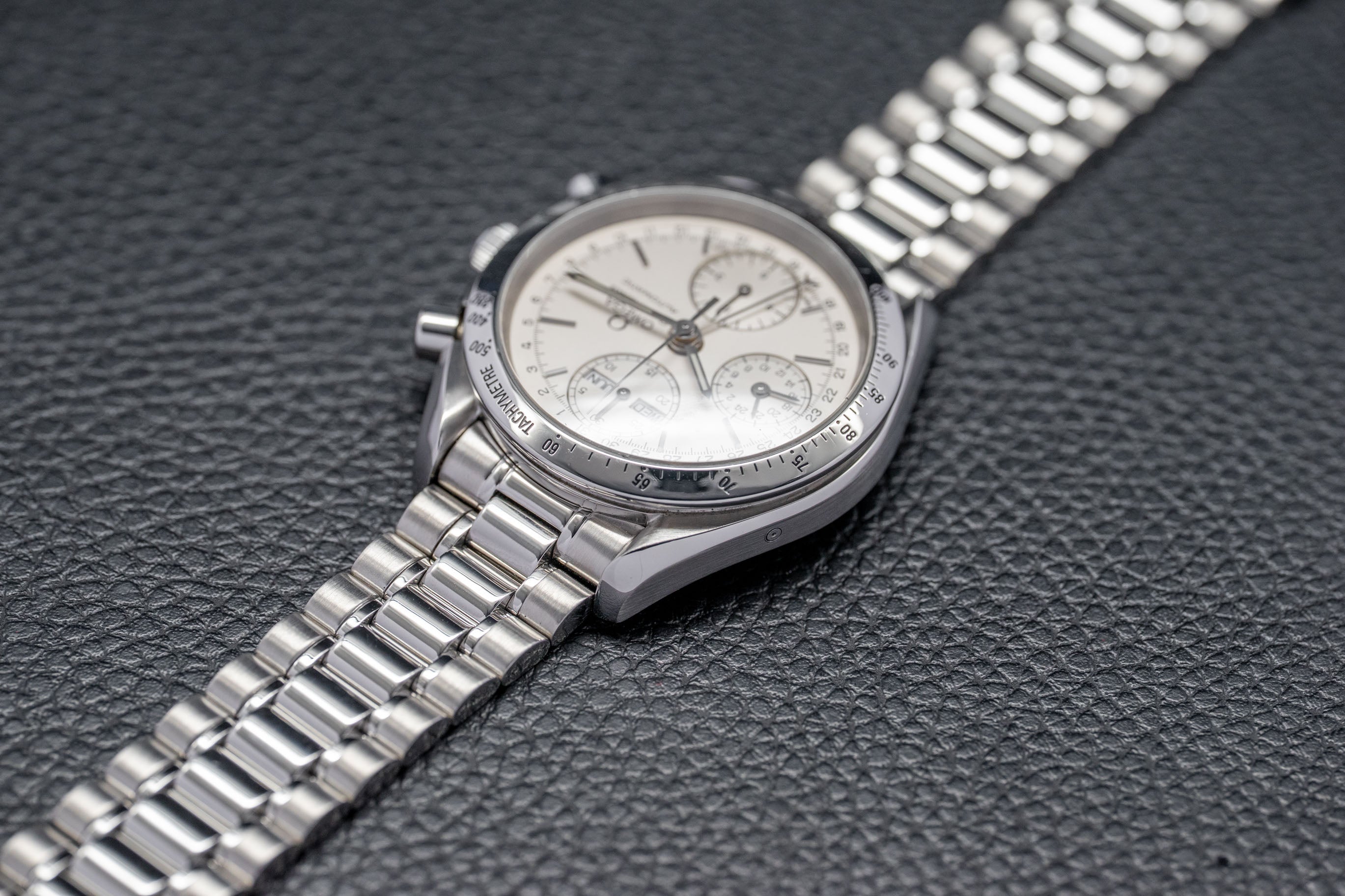 Omega Speedmaster Day Date 3521.30 Silver Dial 1998