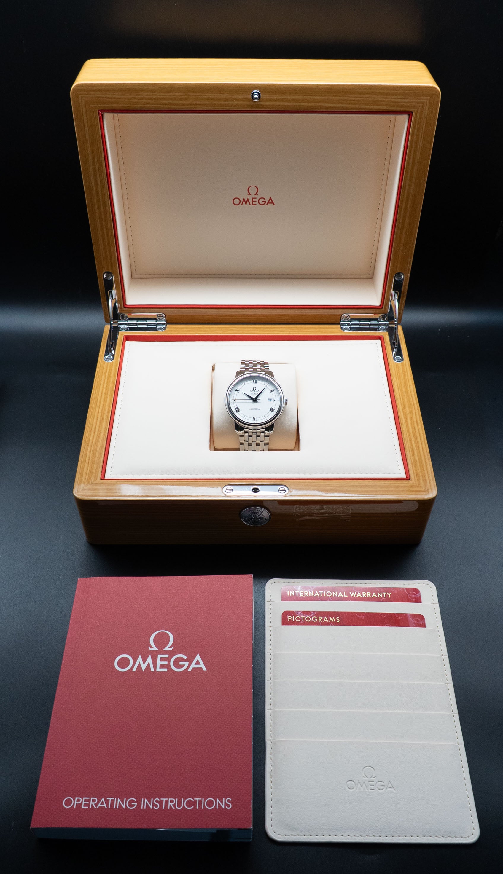 Omega De Ville Prestige 424.10.40.20.02.005 Fullset 2021 Box+Papers