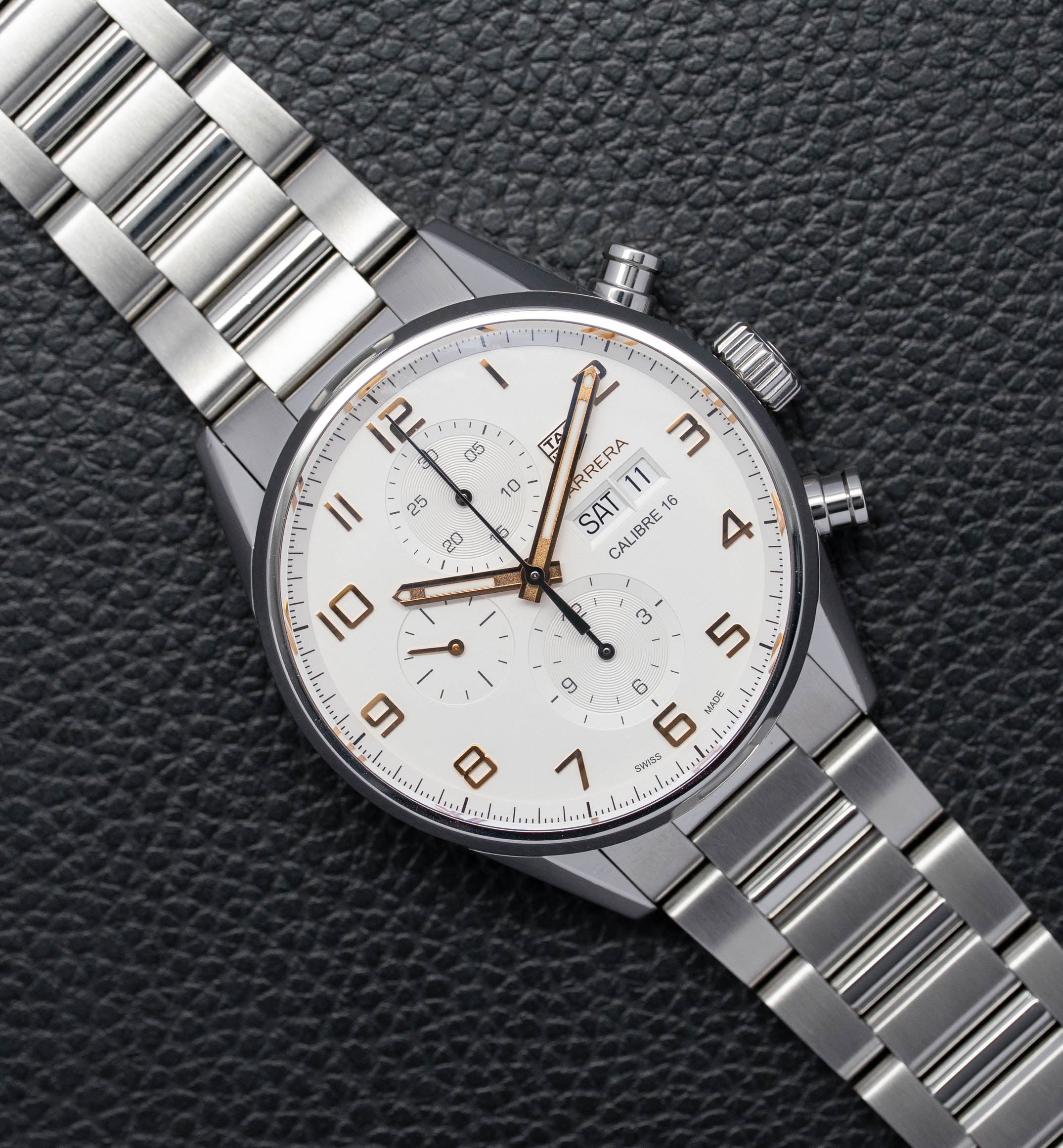 Tag Heuer Carrera Calibre 16 Day-Date CV2A1AC.BA0738 Fullset 2017 Box+Papers