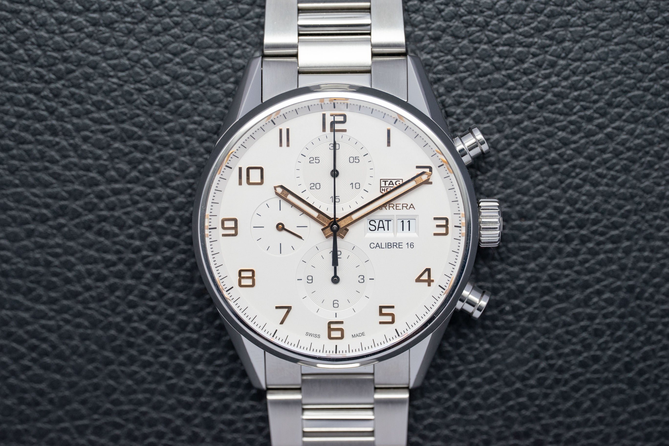 Tag Heuer Carrera Calibre 16 Day-Date CV2A1AC.BA0738 Fullset 2017 Box+Papers