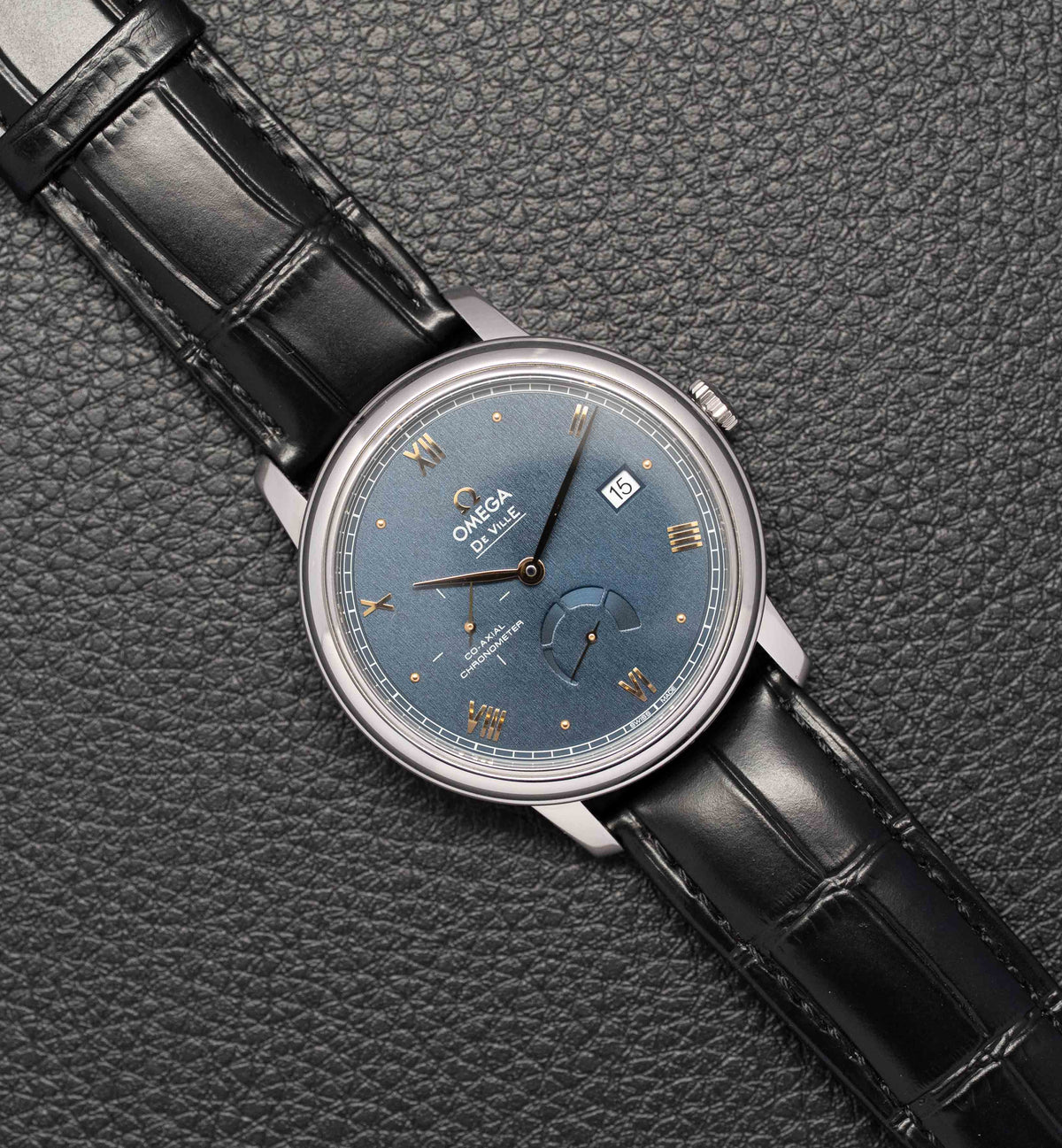 Omega De Ville Prestige 424.13.40.21.03.003 Blue Dial 2025 Papers