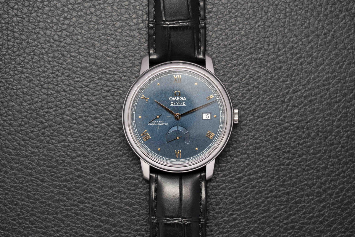 Omega De Ville Prestige 424.13.40.21.03.003 Blue Dial 2025 Papers