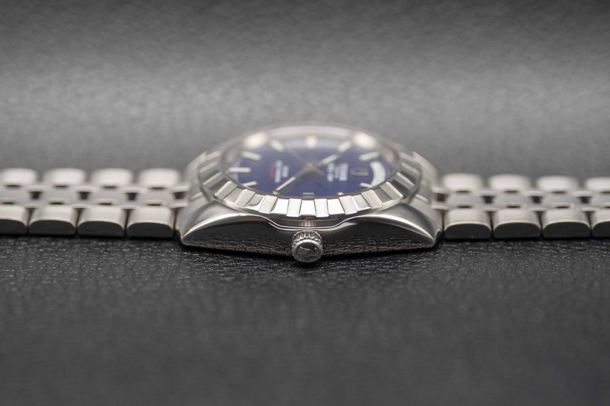 Tudor Classic Date-Day 23010 Blue Dial 2018 Papers