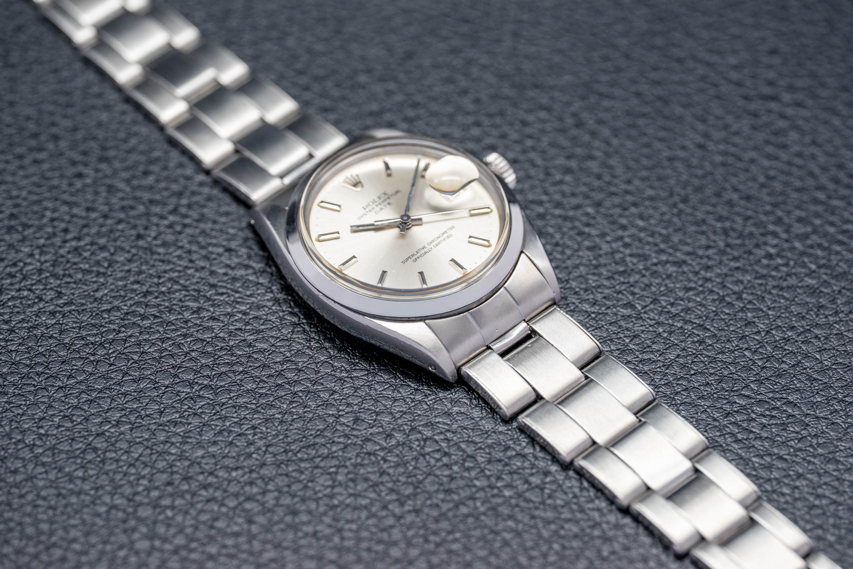 Rolex Date 1500 Silver Dial 1969
