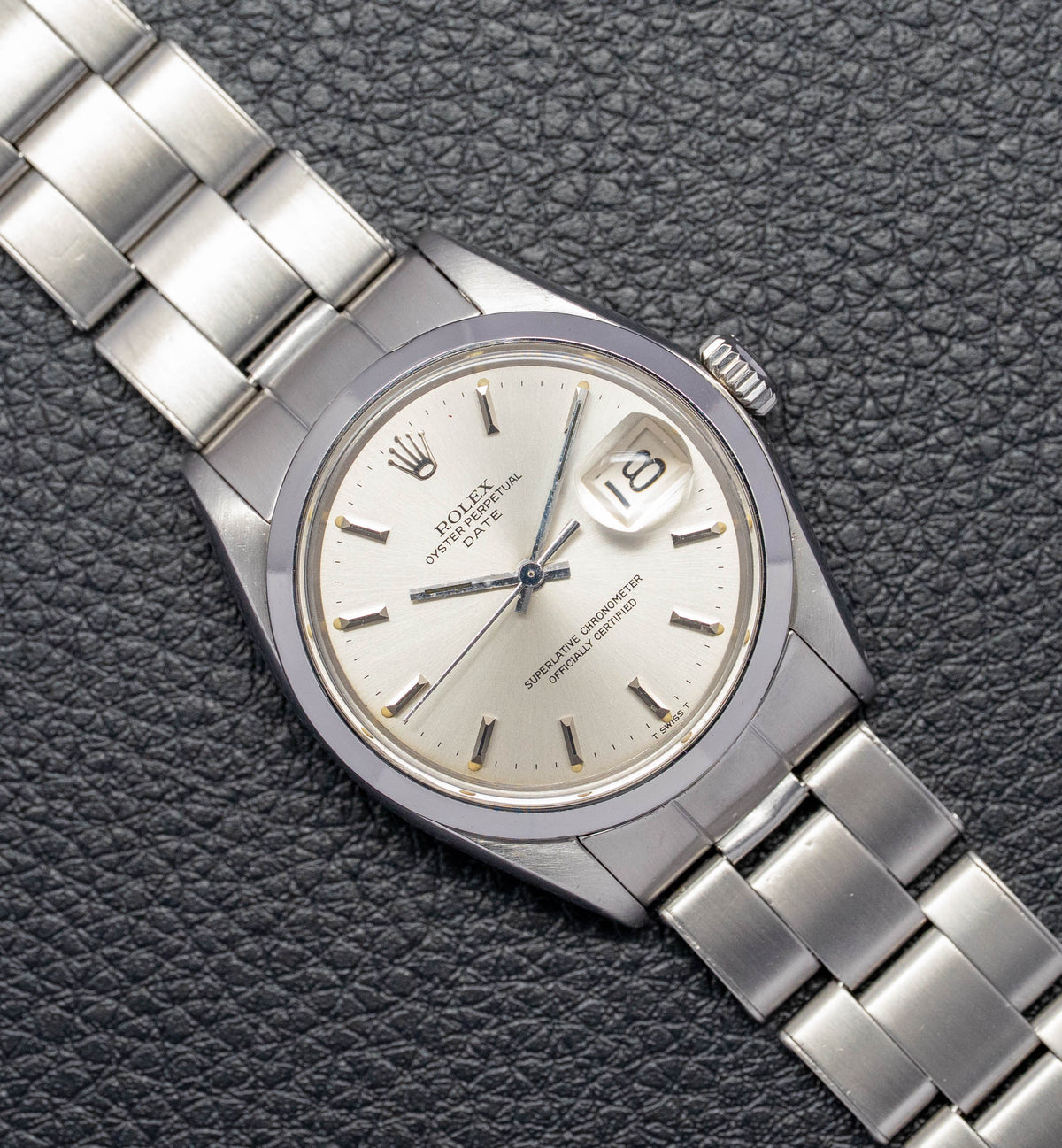 Rolex Date 1500 Silver Dial 1969