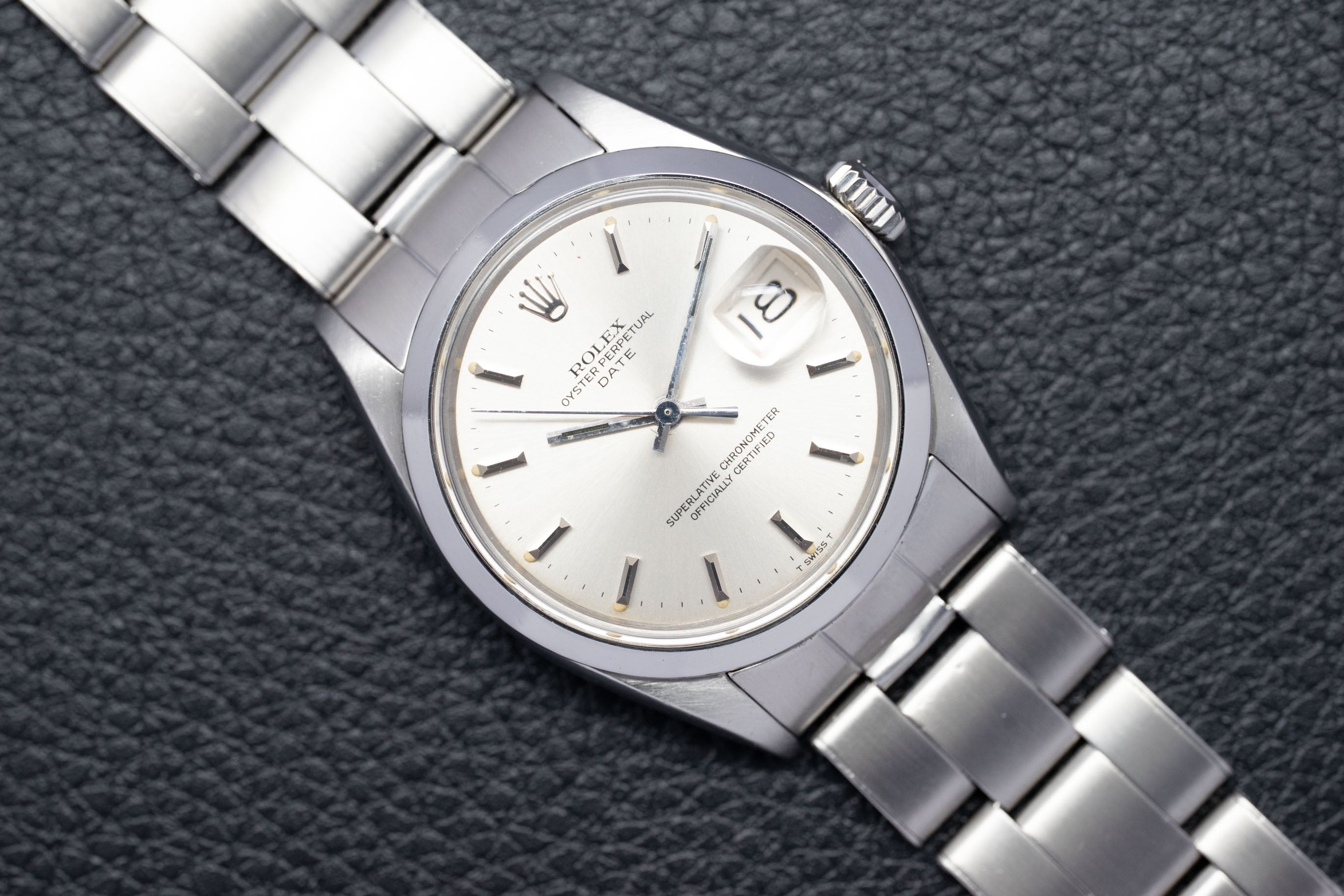 Rolex Date 1500 Silver Dial 1969