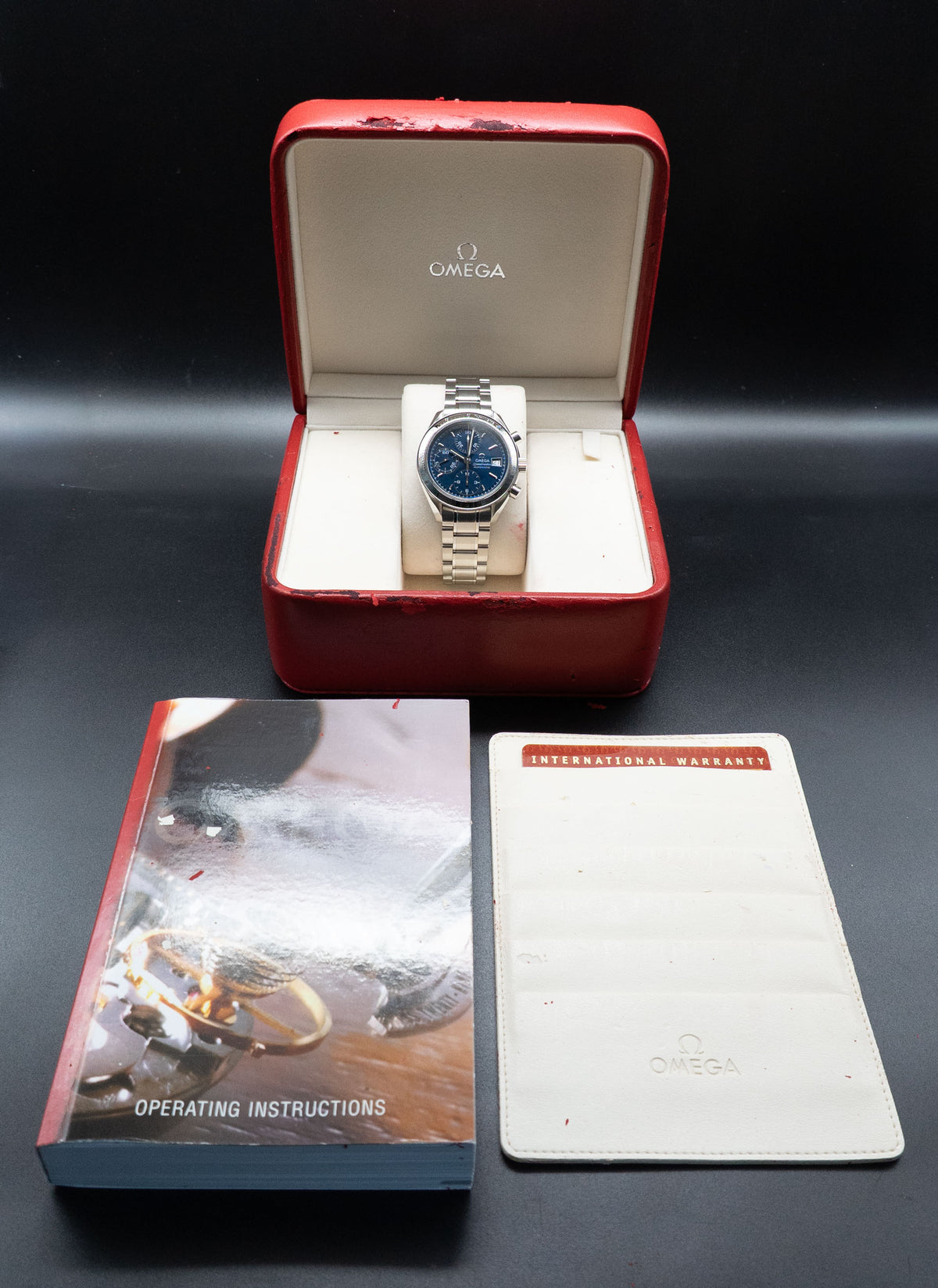 Omega Speedmaster Date 3513.80 Fullset 2000 Box+Papers