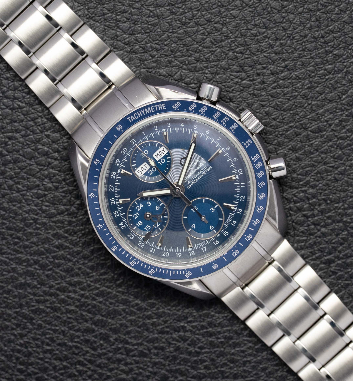 Omega Speedmaster Triple Date 3222.80 Blue Dial 2007