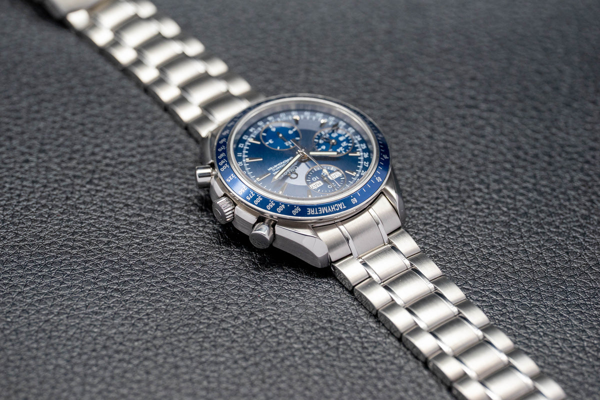Omega Speedmaster Triple Date 3222.80 Blue Dial 2007