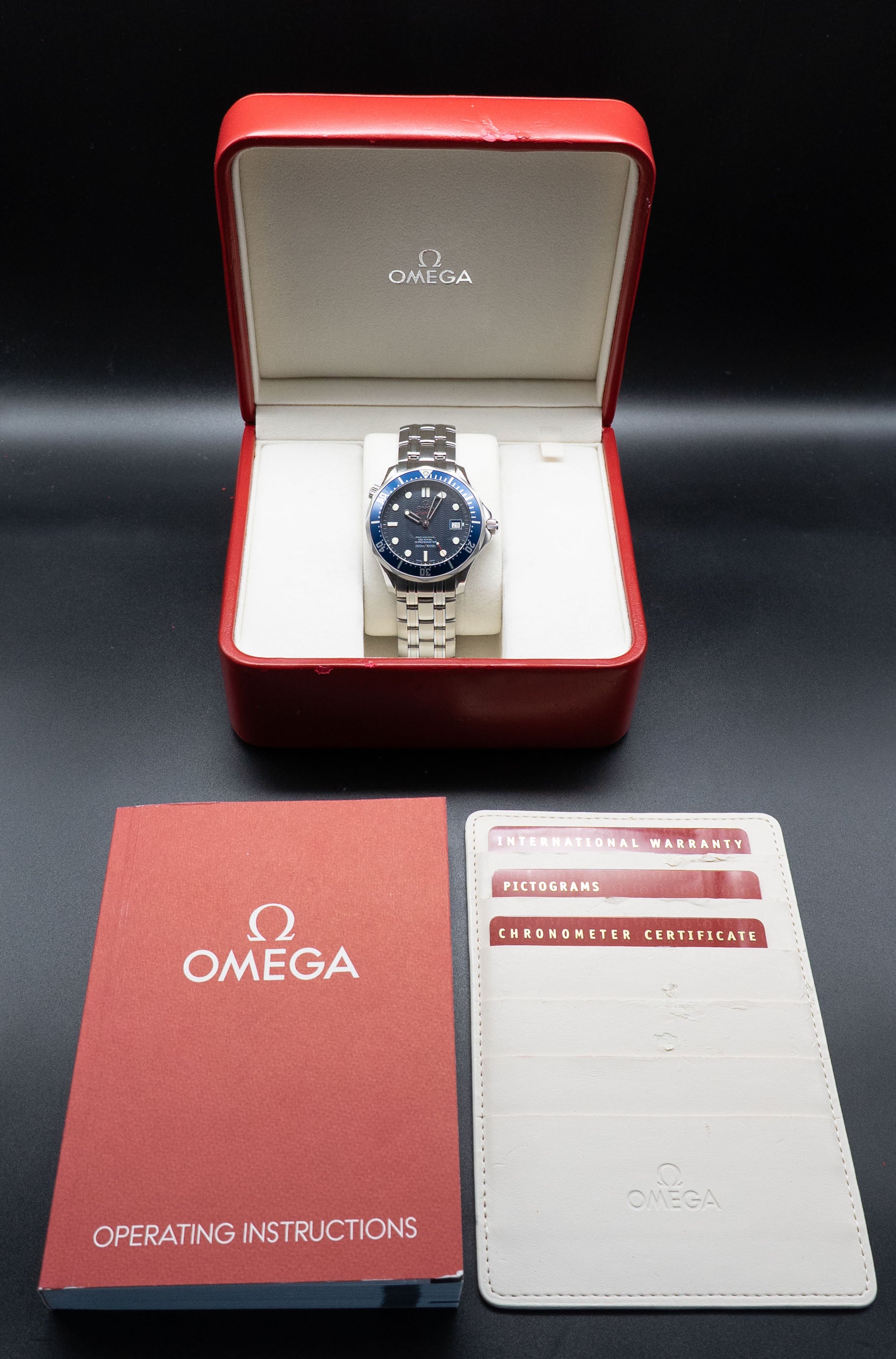 Omega Seamaster Diver 300 2220.80 Fullset 2010 Box+Papers