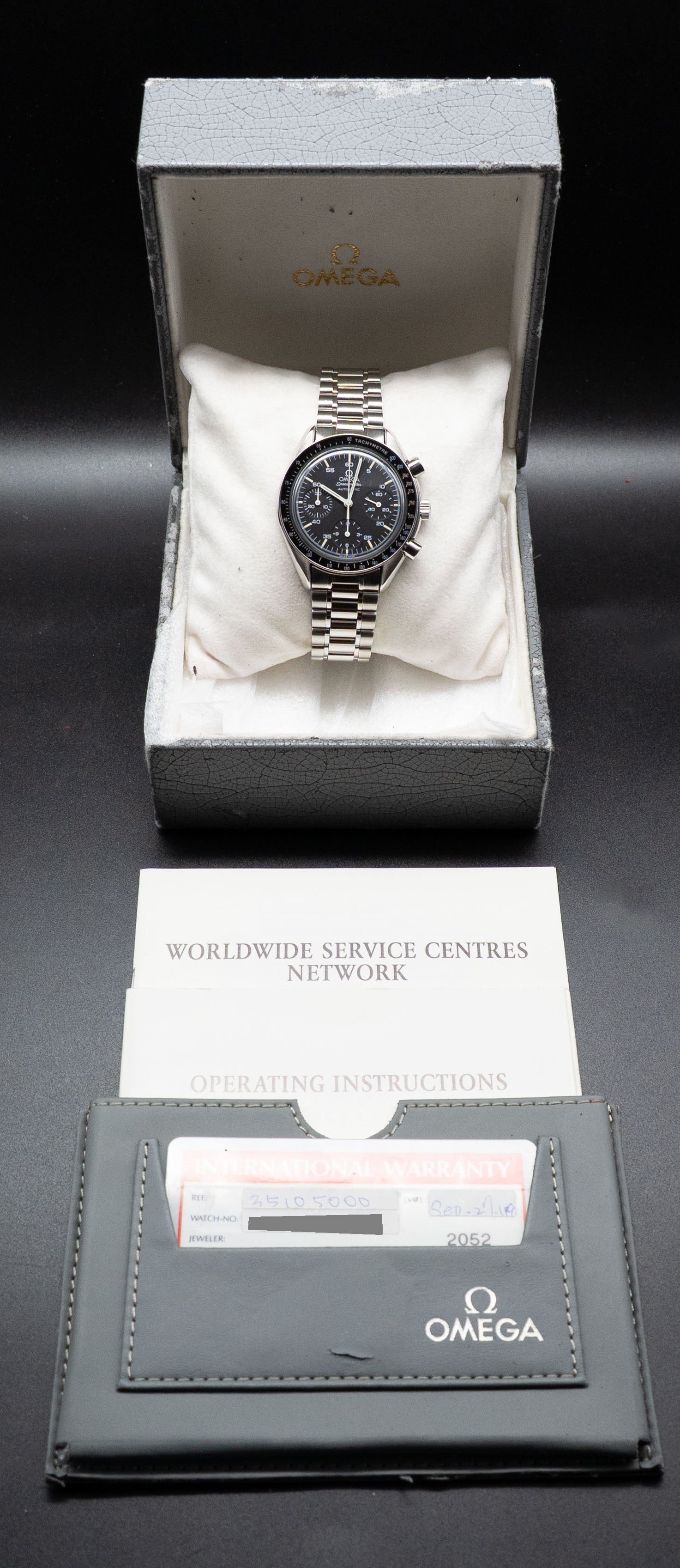 Omega Speedmaster Reduced 3510.50 Fullset 1992 Box+Papers