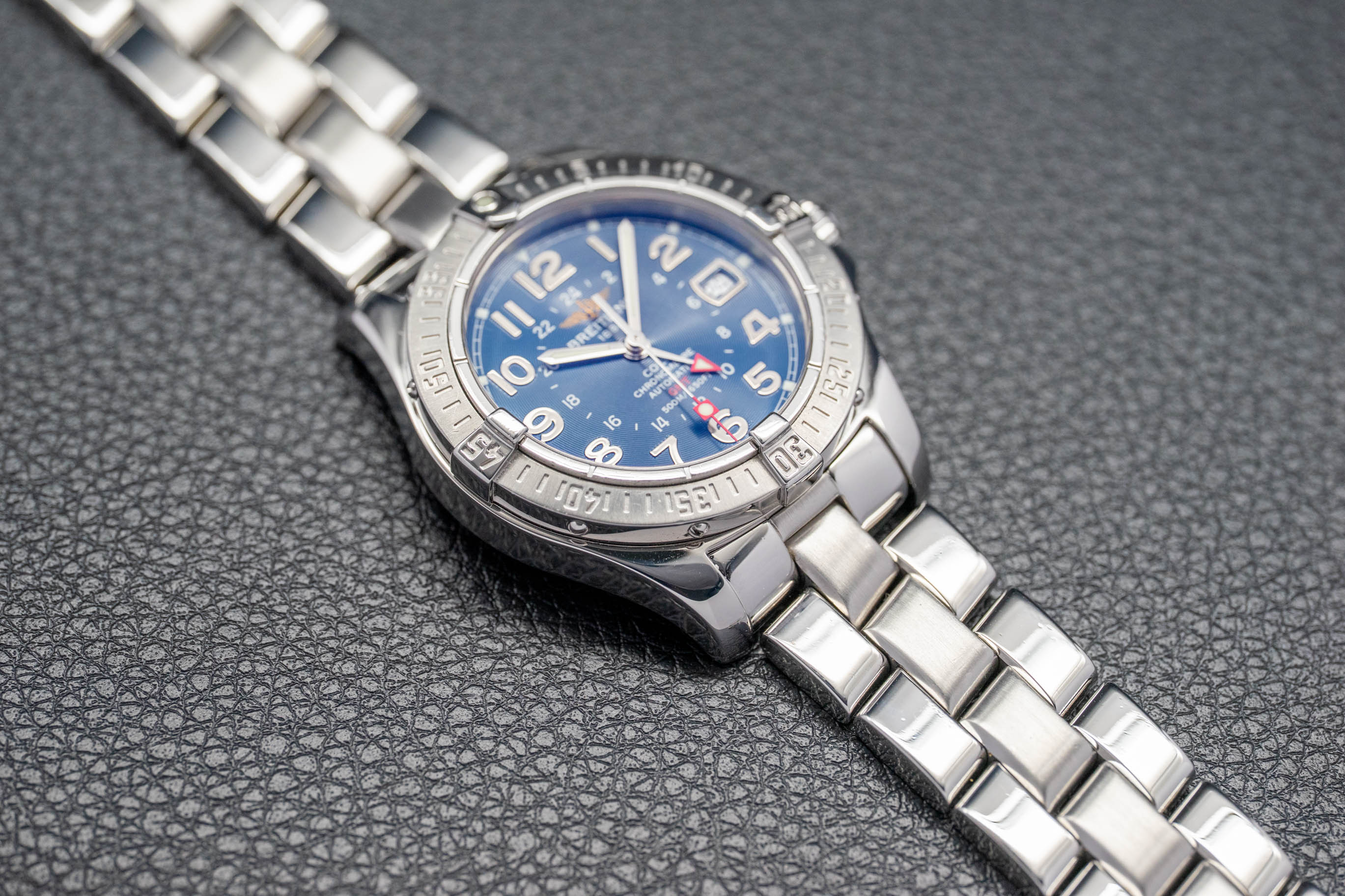 Breitling Colt GMT A32350 Blue Dial 2006 Box