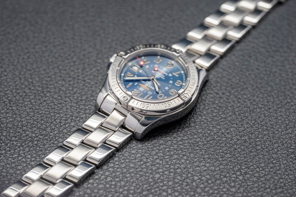 Breitling Colt GMT A32350 Blue Dial 2006 Box