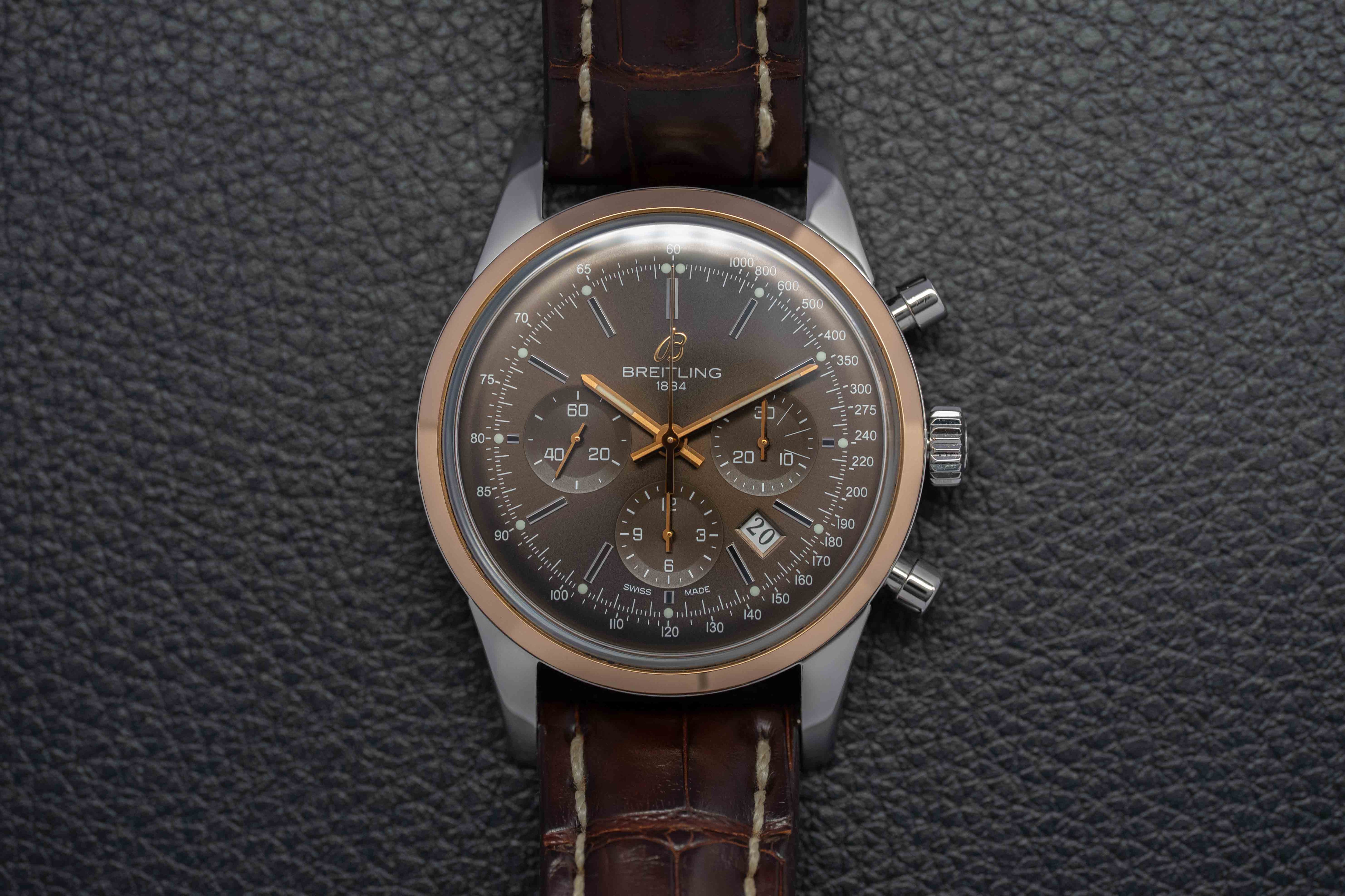 Breitling Transocean Chronograph 42 UB0152 Fullset 2013 Box+Papers