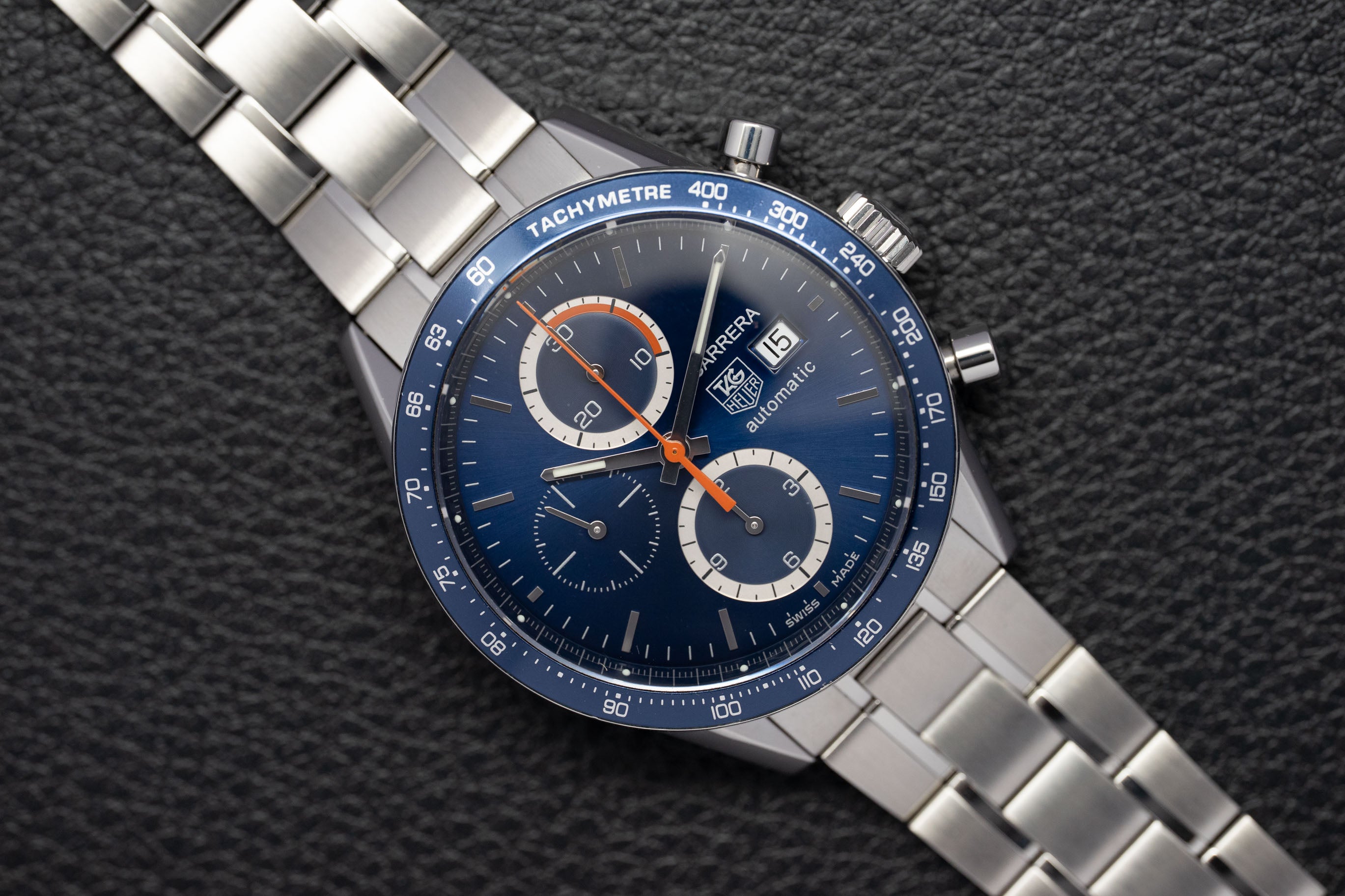 Tag Heuer Carrera Calibre 16 CV2015.BA0786 Fullset 2006 Box+Papers