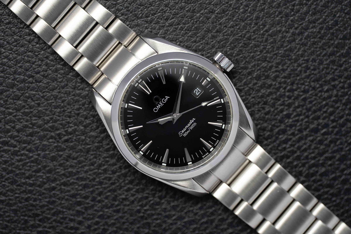 Omega Seamaster Aqua Terra 2518.50 Black Dial 1998