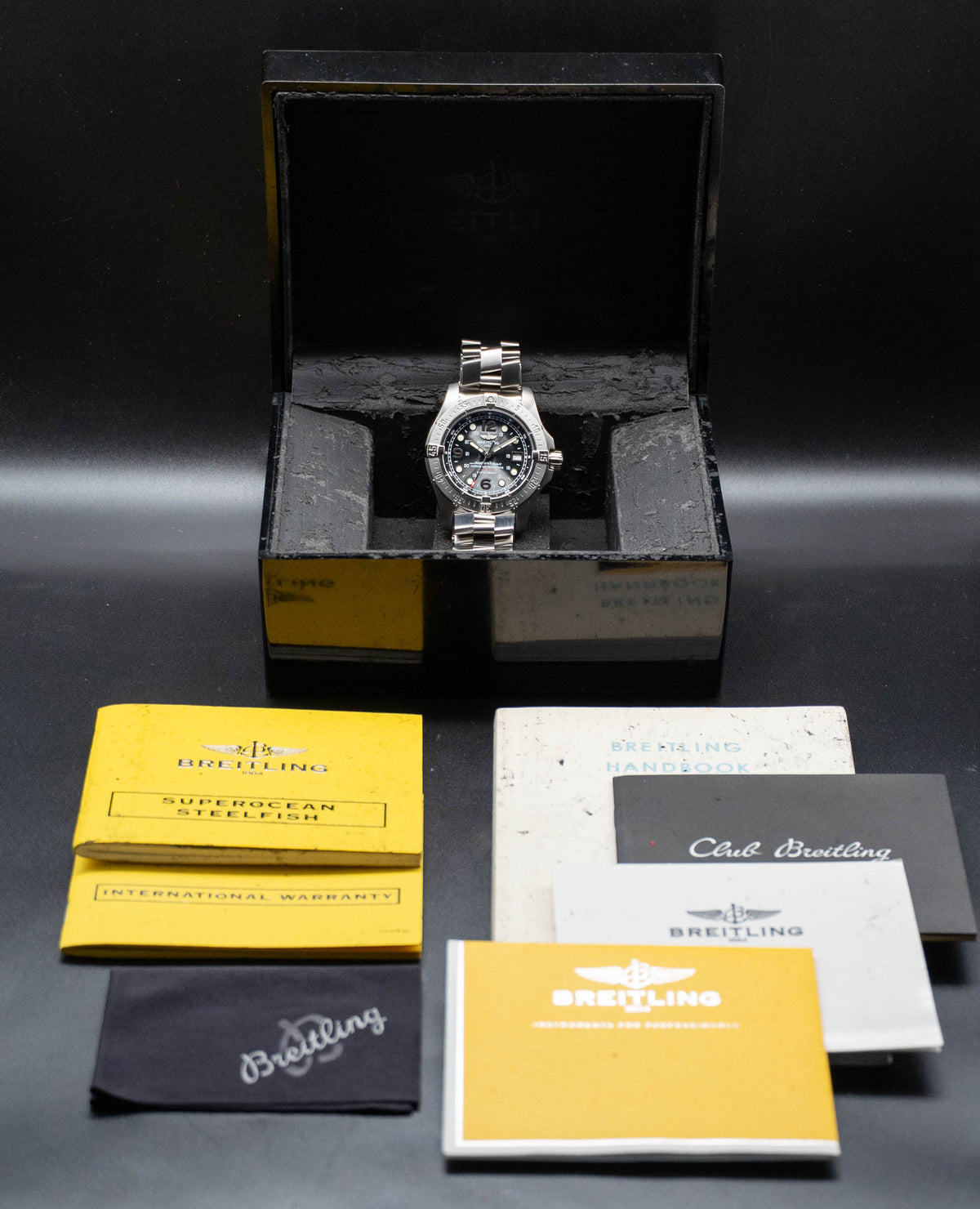 Breitling Superocean Steelfish A17390/A179B72PRS Fullset 2007 Box+Papers