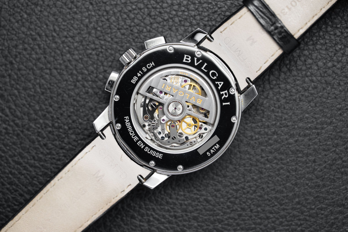 Bulgari Bulgari Chronograph BB41SCH Fullset 2019 Box+Papers