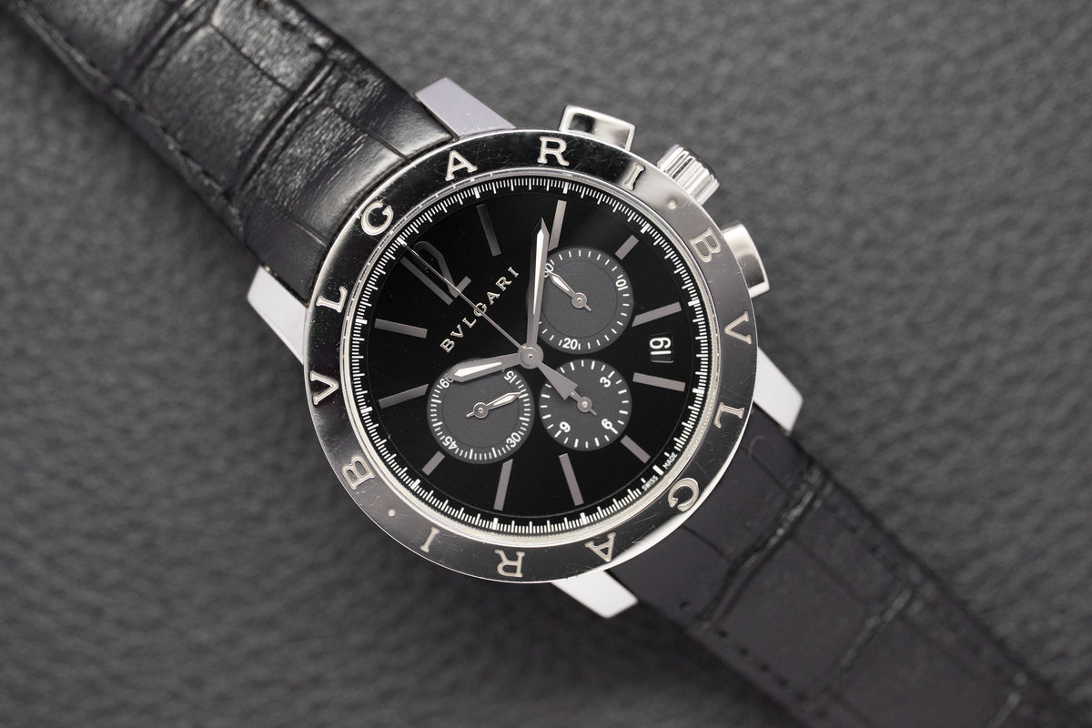 Bulgari Bulgari Chronograph BB41SCH Fullset 2019 Box+Papers