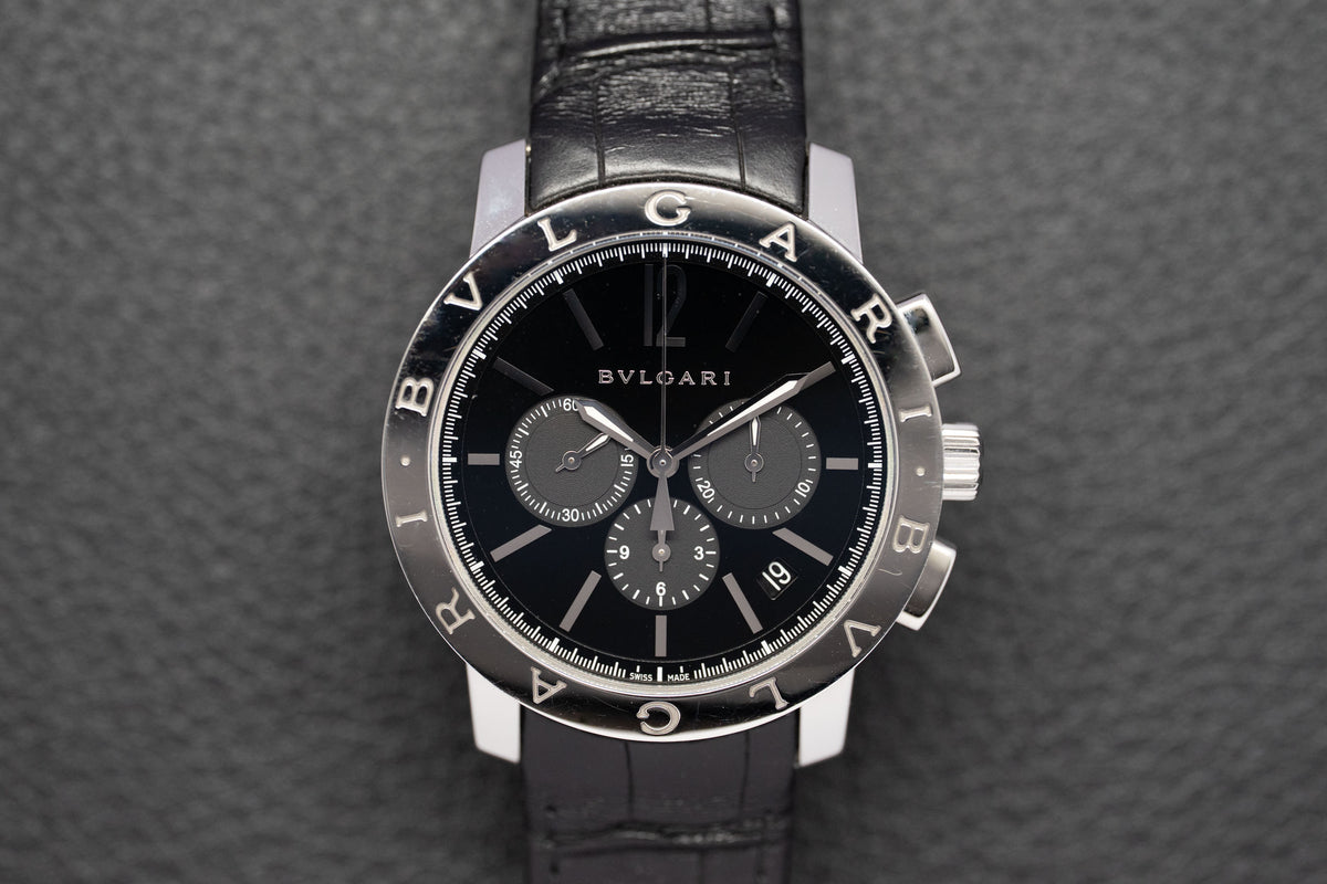Bulgari Bulgari Chronograph BB41SCH Fullset 2019 Box+Papers