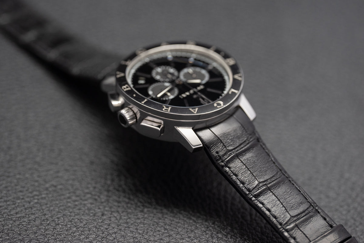 Bulgari Bulgari Chronograph BB41SCH Fullset 2019 Box+Papers