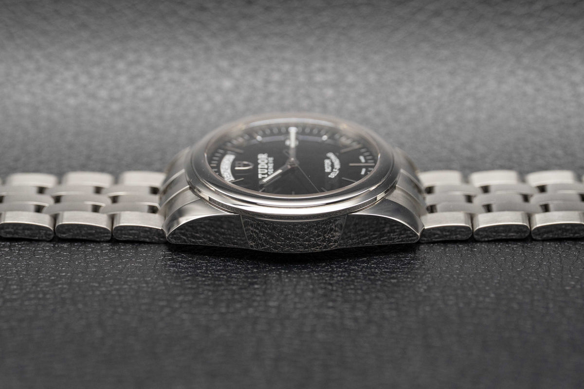 Tudor Glamour Day-Date 56000 Black Dial 2021 Papers