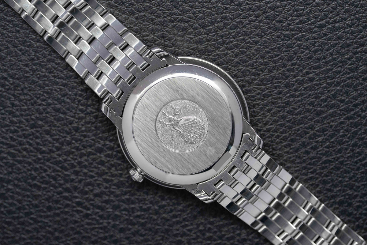 Omega De Ville Prestige 424.10.37.20.03.002 Blue Dial 2016 Papers