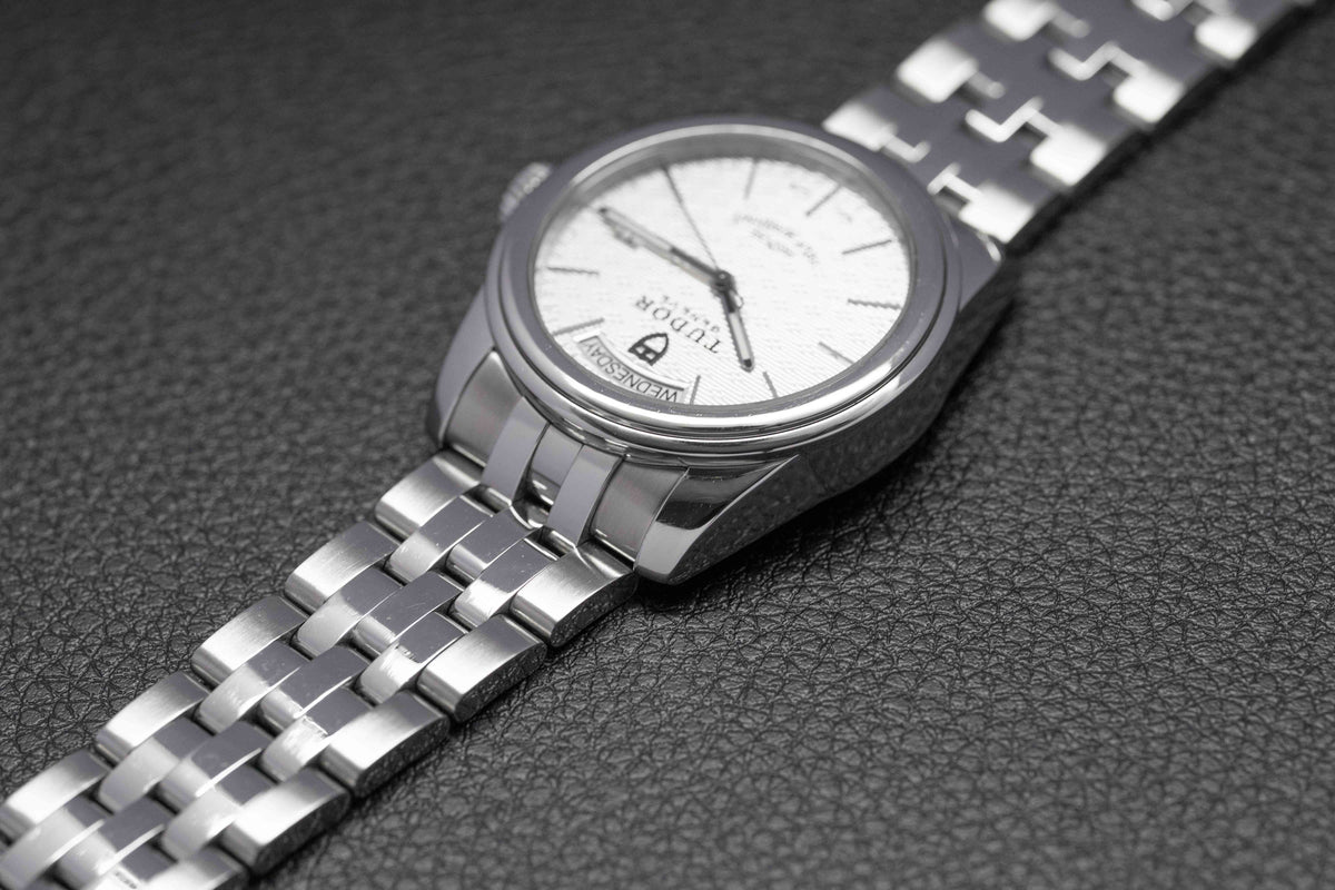 Tudor Glamour Day-Date 56000 Silver Dial 2012 Papers