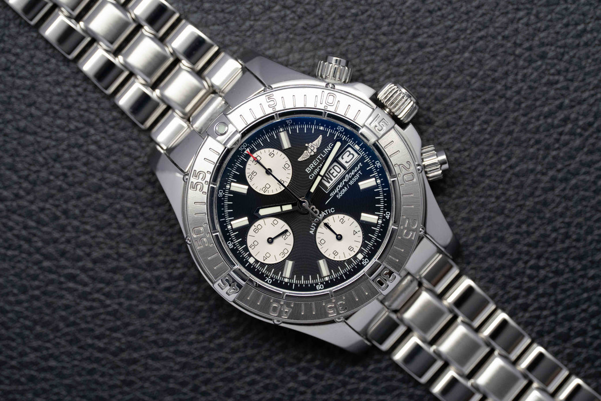 Breitling Superocean Chronograph II A13340 Black Dial 2008